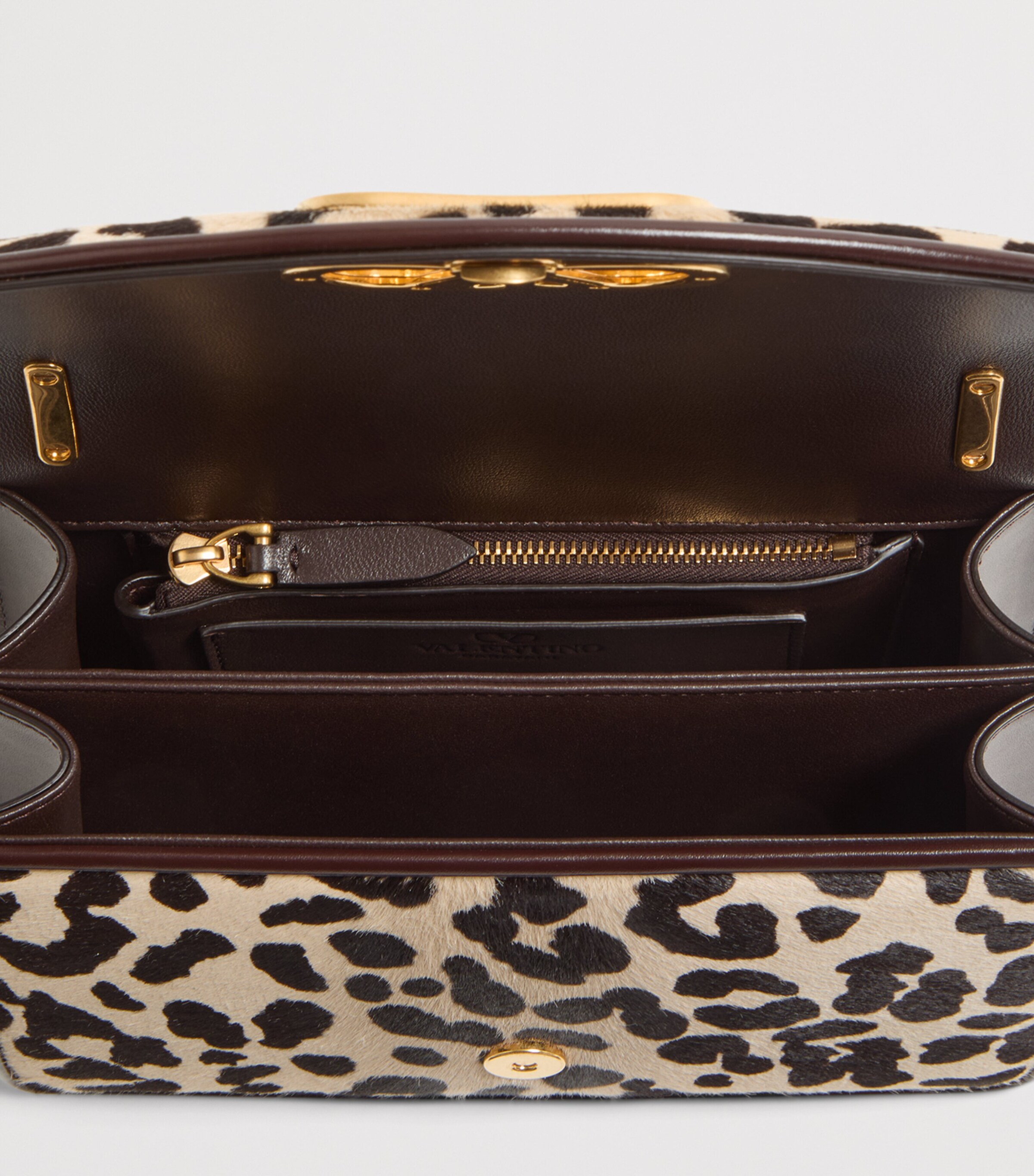 Small Leather Vain Shoulder Bag BRC Image 4