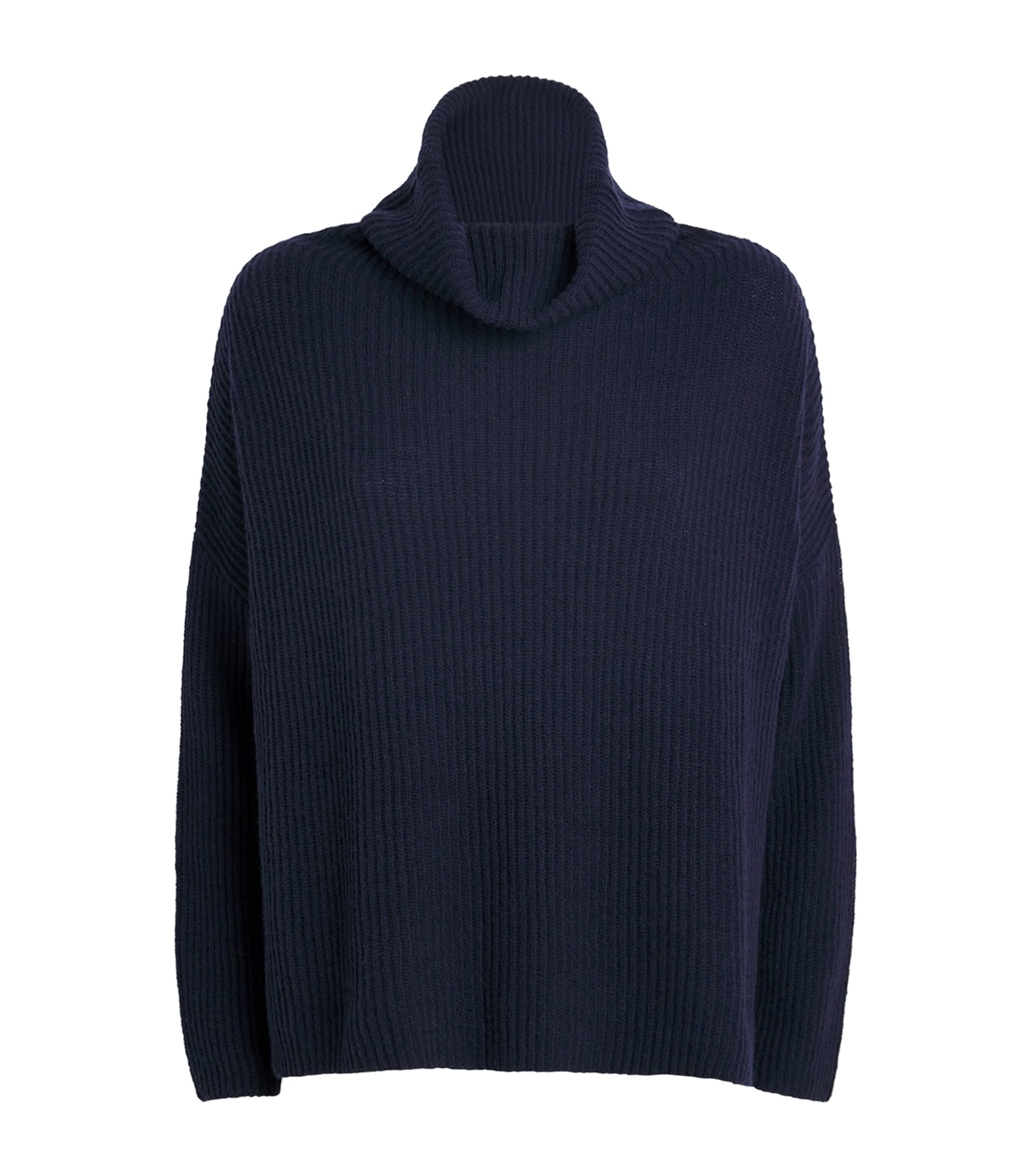 Cashmere Ribbed Rollneck Sweater ULTRAMARINE Image 1