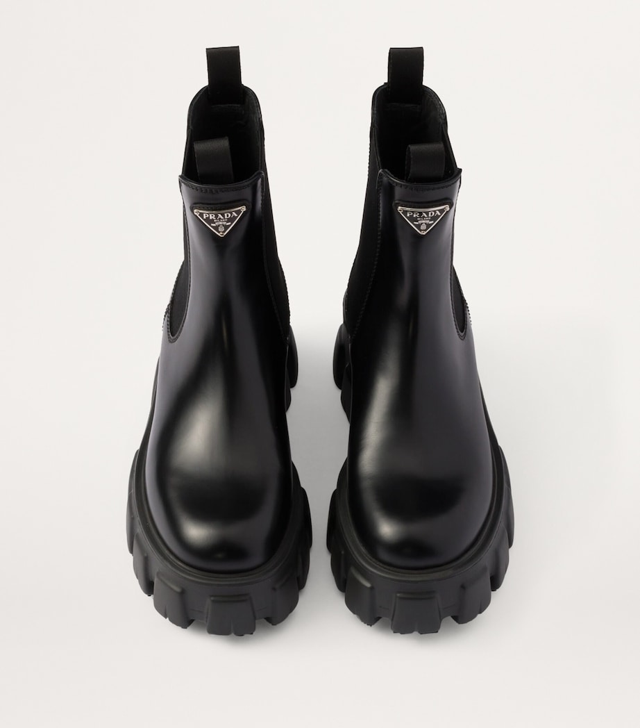 Leather Monolith Ankle Boots 55 F0002 Image 3