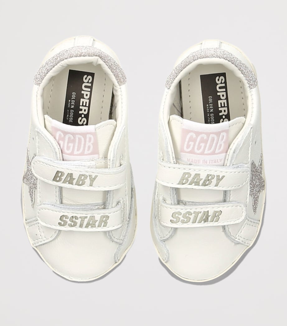 Leather Baby School Sneakers WHITE/OTH Image 4