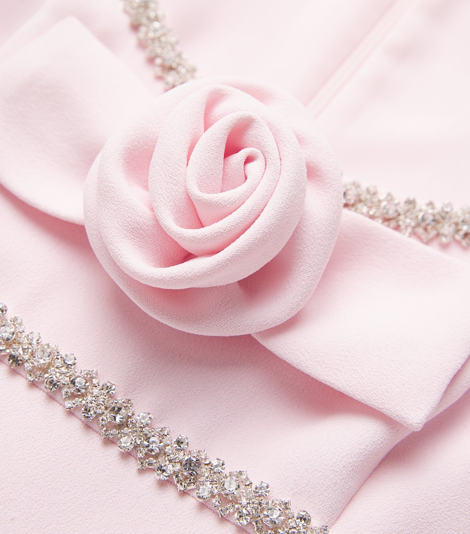Crystal-Embellished Rose Maxi Dress PINK Image 5