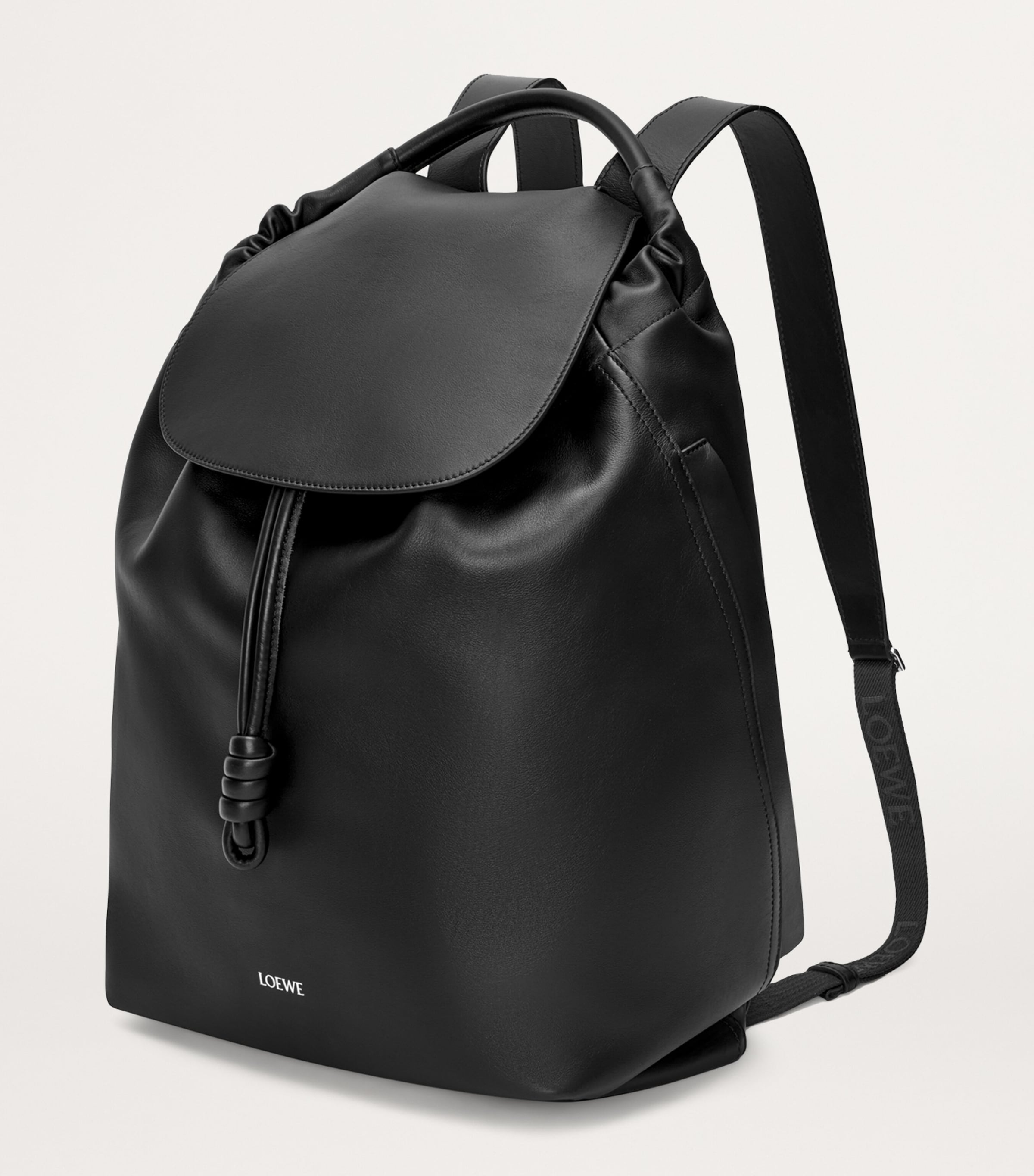 Leather Flamenco Backpack BLACK Image 2