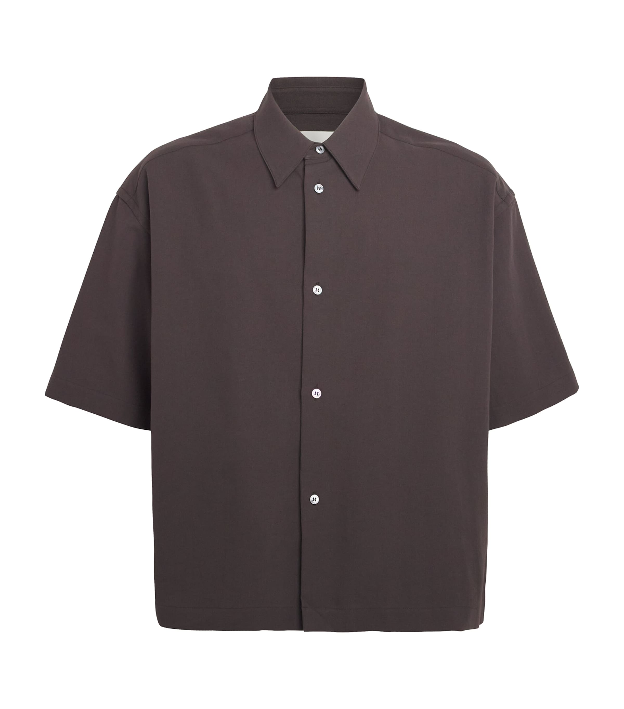 Cotton-Blend Sorono Oversized Shirt MUSCAT Image 1