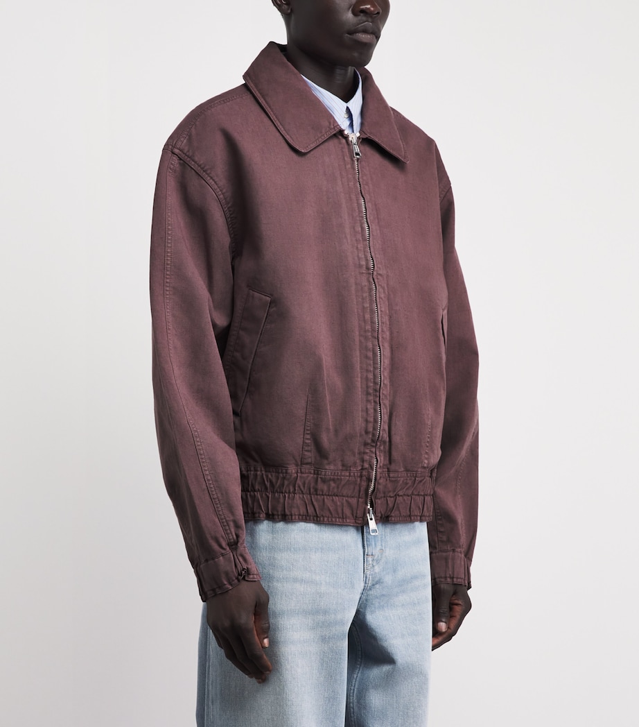 Cotton-Linen Command Jacket PORT Image 4