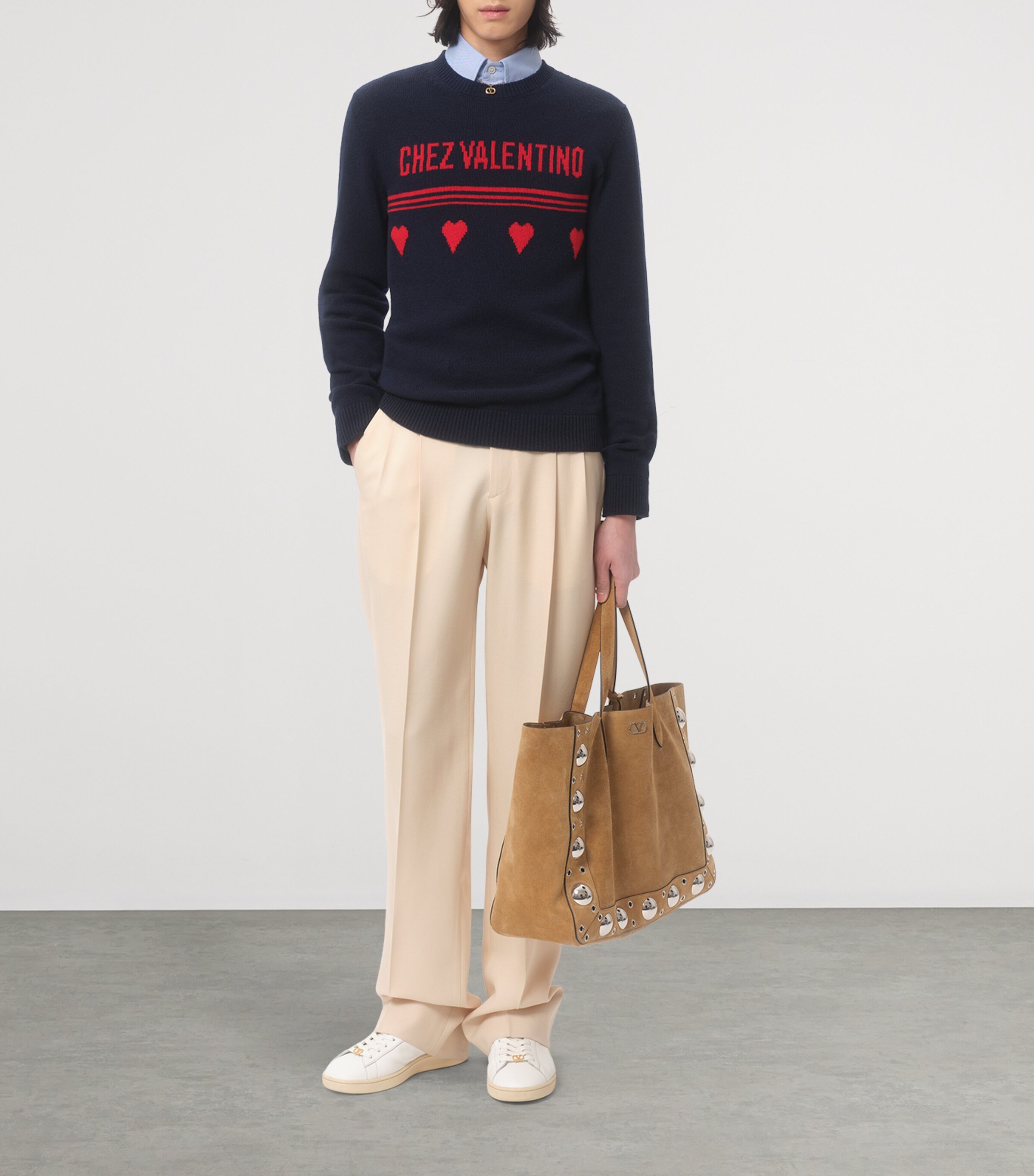 Valentino Wool Jacquard Chez Valentino Sweater | Harrods US