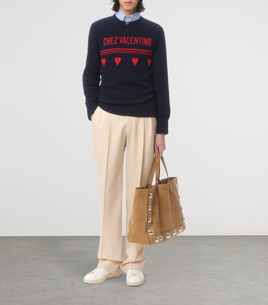 Wool Jacquard Chez Valentino Sweater AMU Image 5