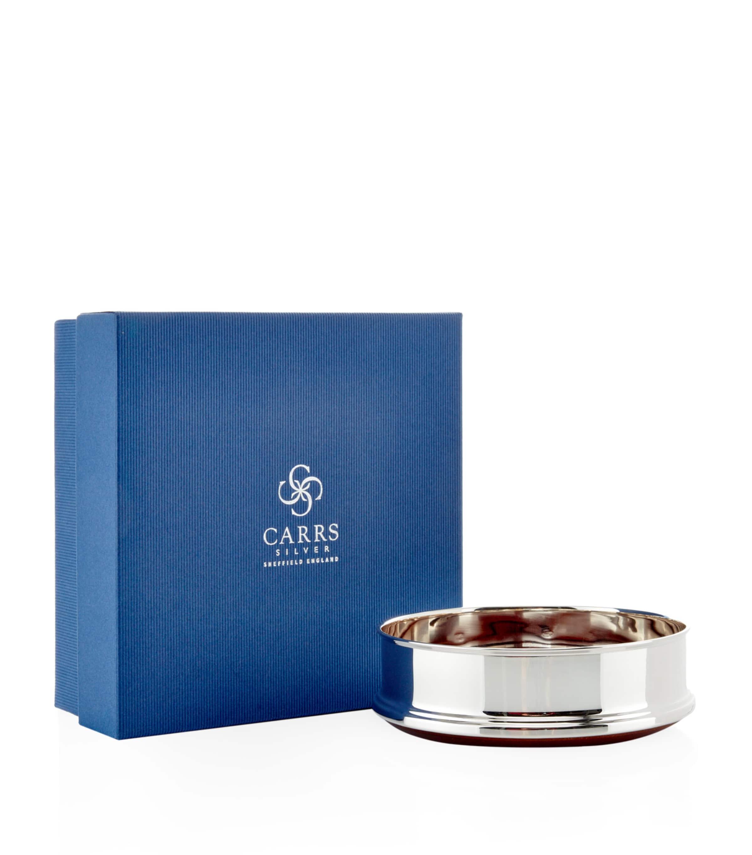 Carrs Silver Sterling Silver Straight Bottle Coaster 5” | Dining | Table Linens | Barware | Wine Accessories | Designers | Carrs Silver