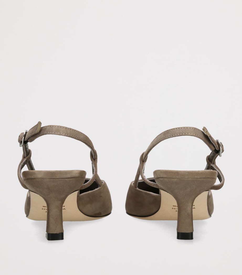 Suede Vinnie Slingback Pumps 50 TAUPE COMB Image 2