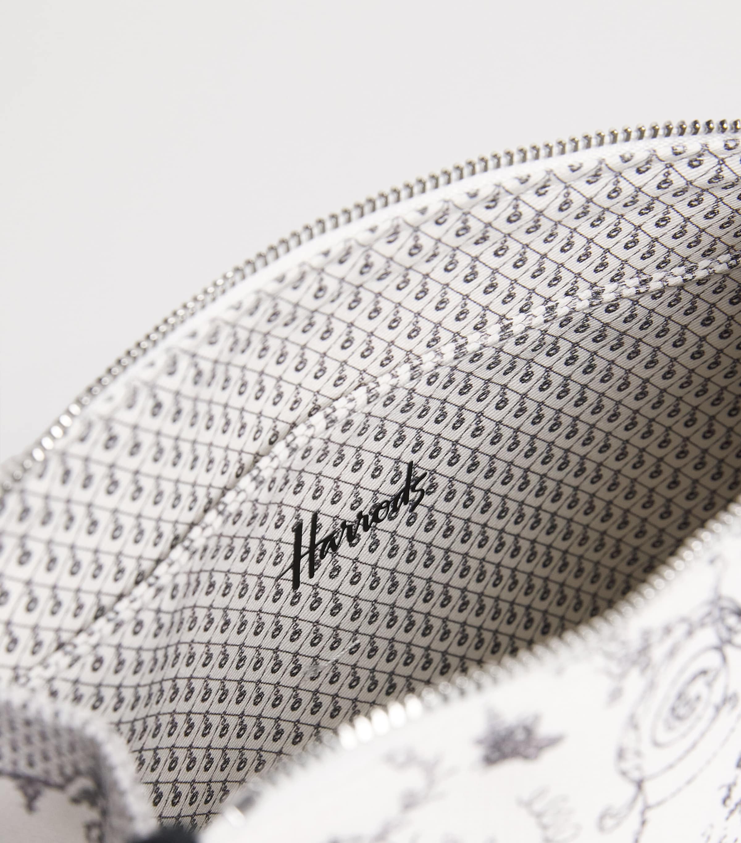 Harrods Lace Print Pouch Multi Print Image 4