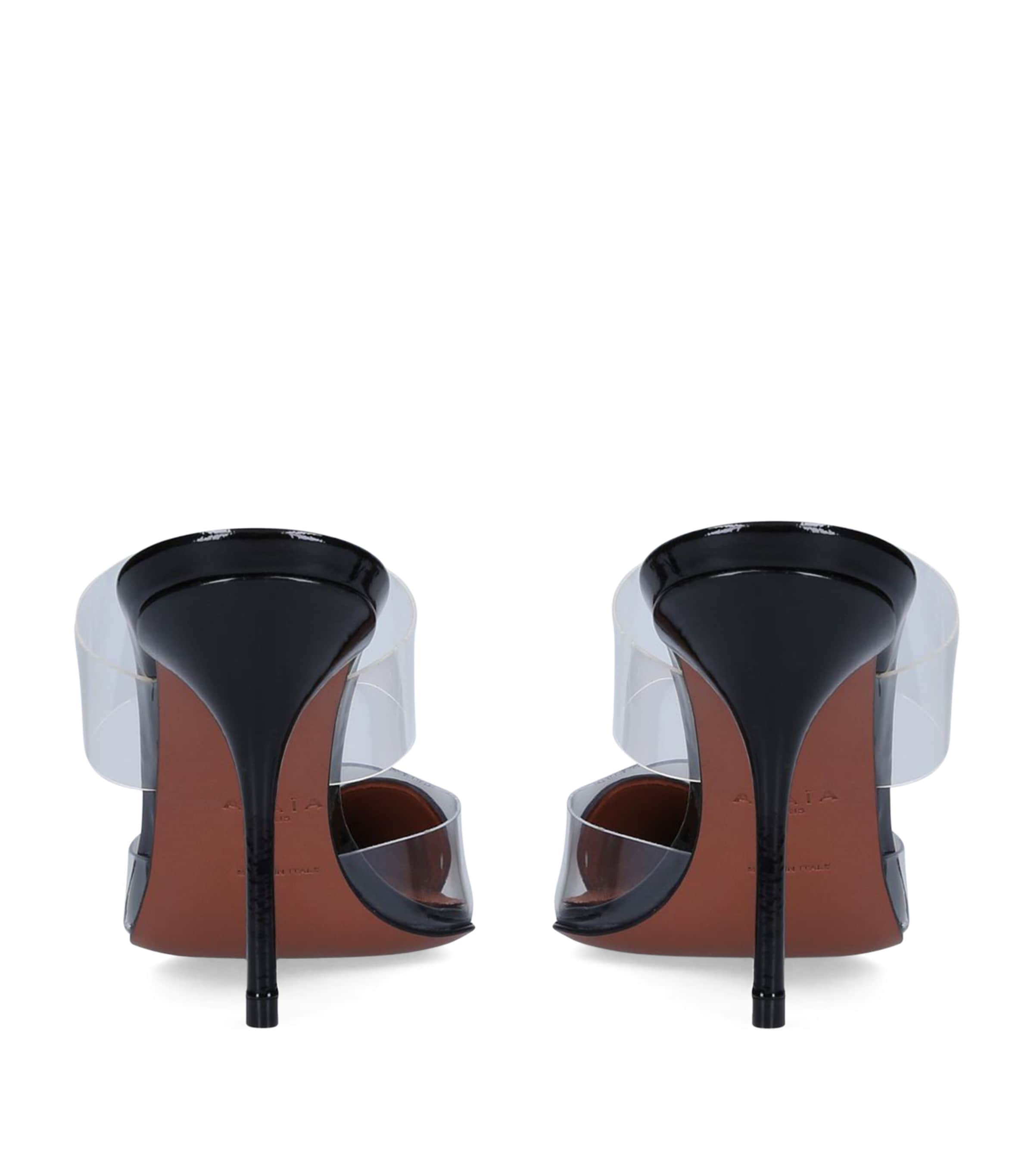Alaïa Patent Leather Le Coeur Mules 90 | Harrods AE