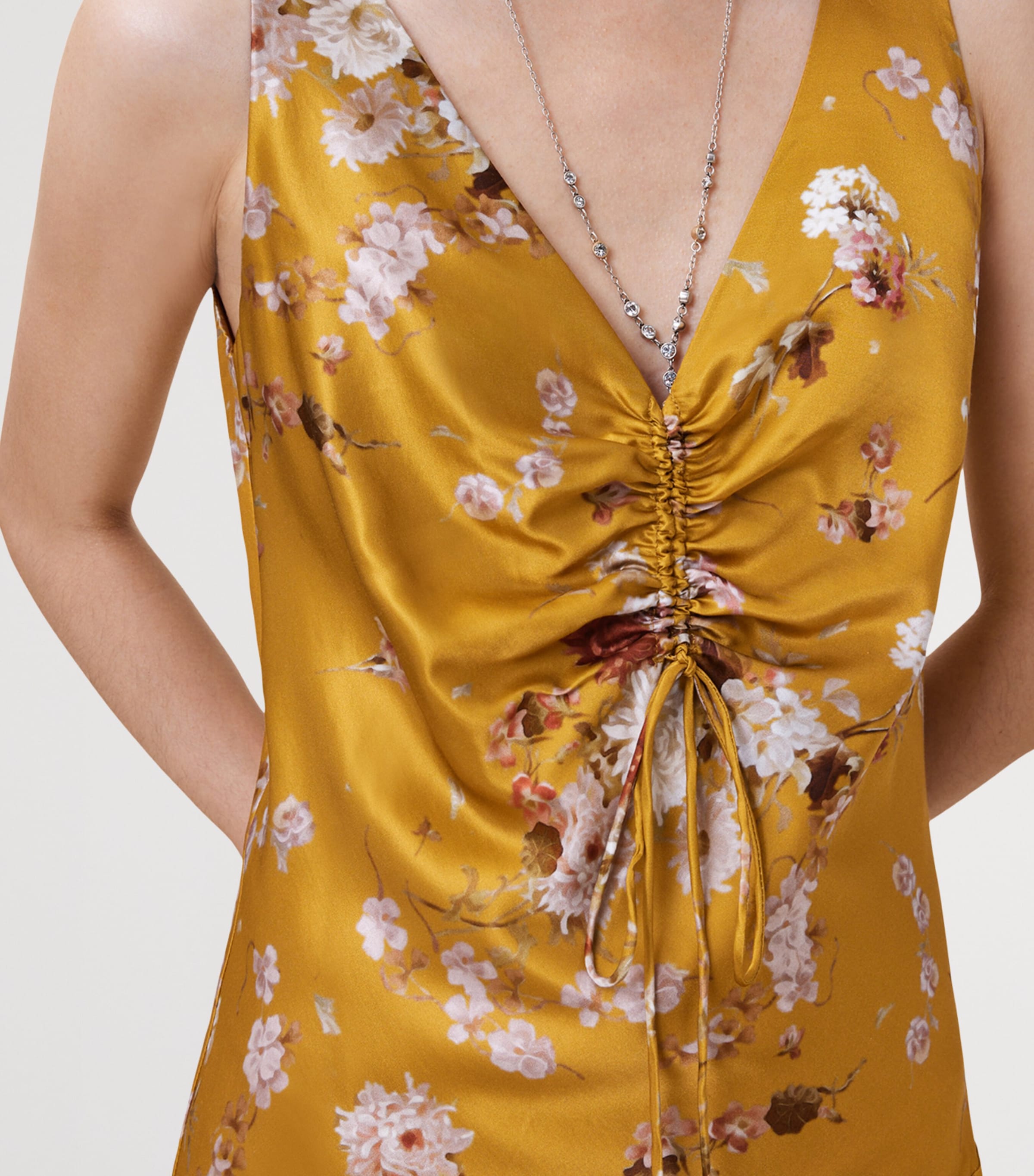 Floral Alexi Midi Dress ARMADA DEEP YELLOW Image 6