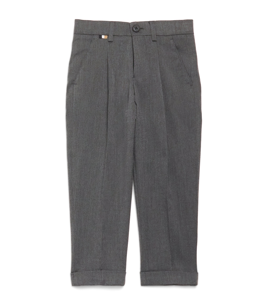 Formal Trousers (4-16 Years) BLACK Image 1