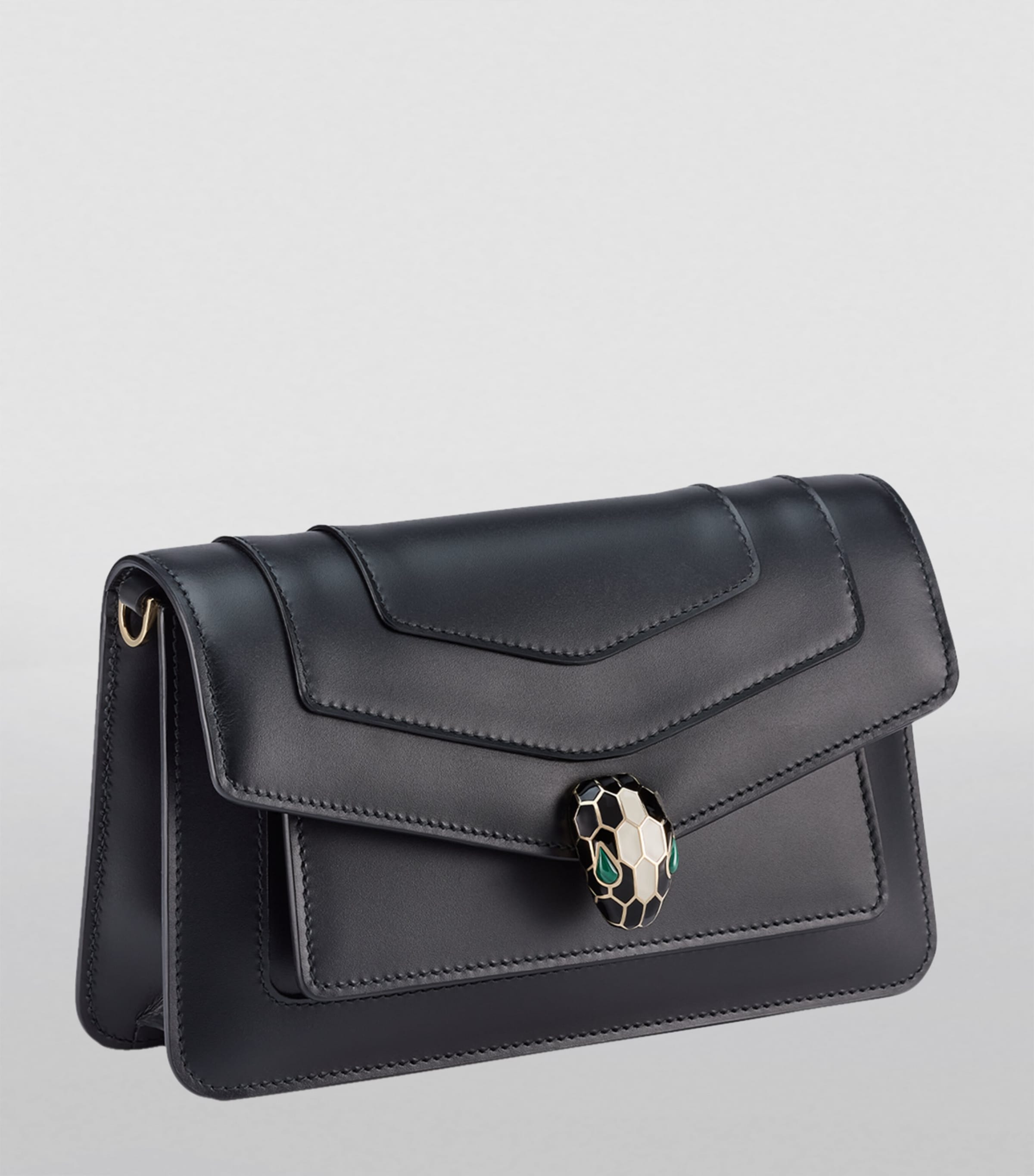Serpenti Forever East-West Shoulder Bag BLACK Image 2