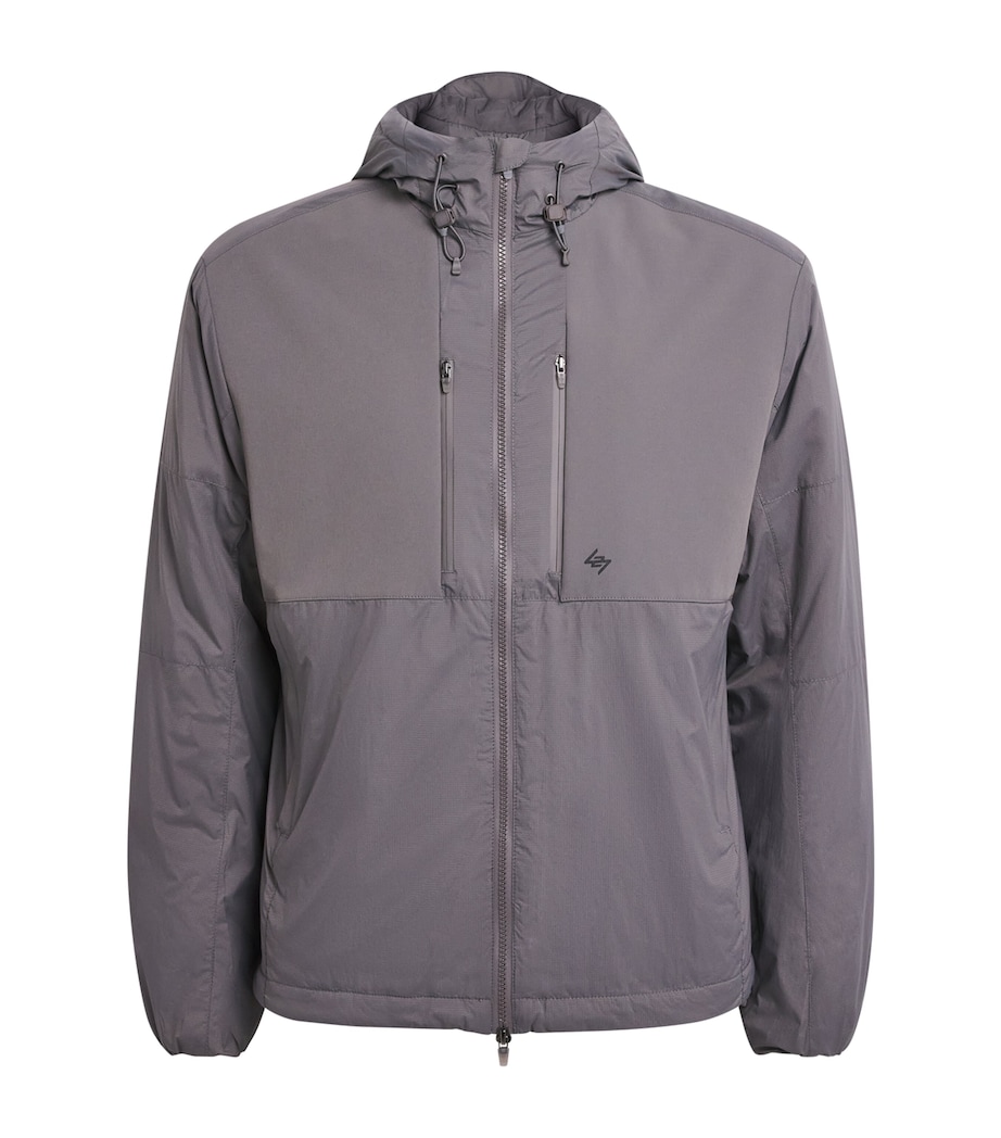 Panelled Insulated Jacket STEEL Image 1