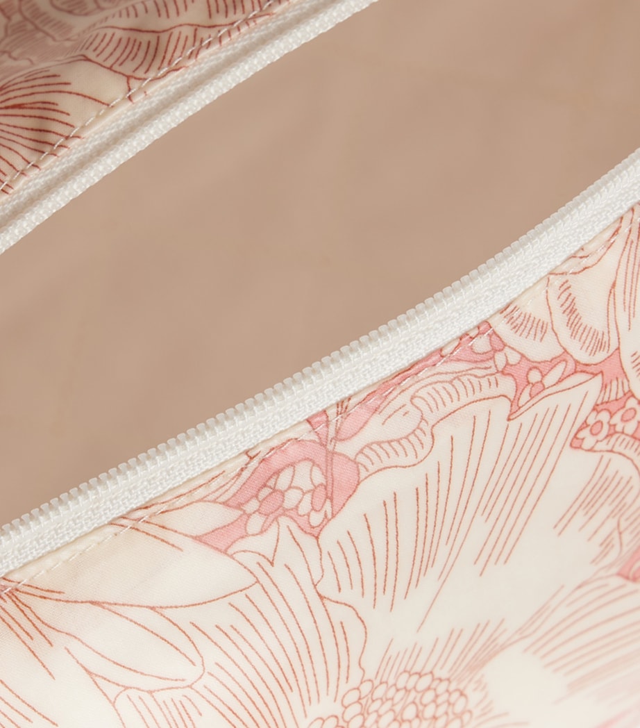 Bonpoint Cotton Floral Zipped Pouch Fl Rose Moyen Image 3