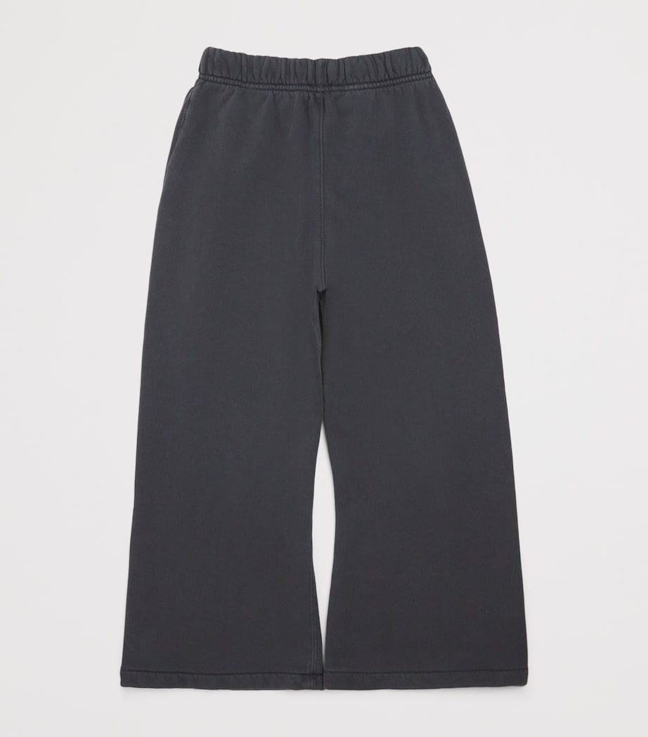FEAR OF GOD ESSENTIALS KIDS Cotton Logo Sweatpants (2-16 Years) Faded Black Image 2