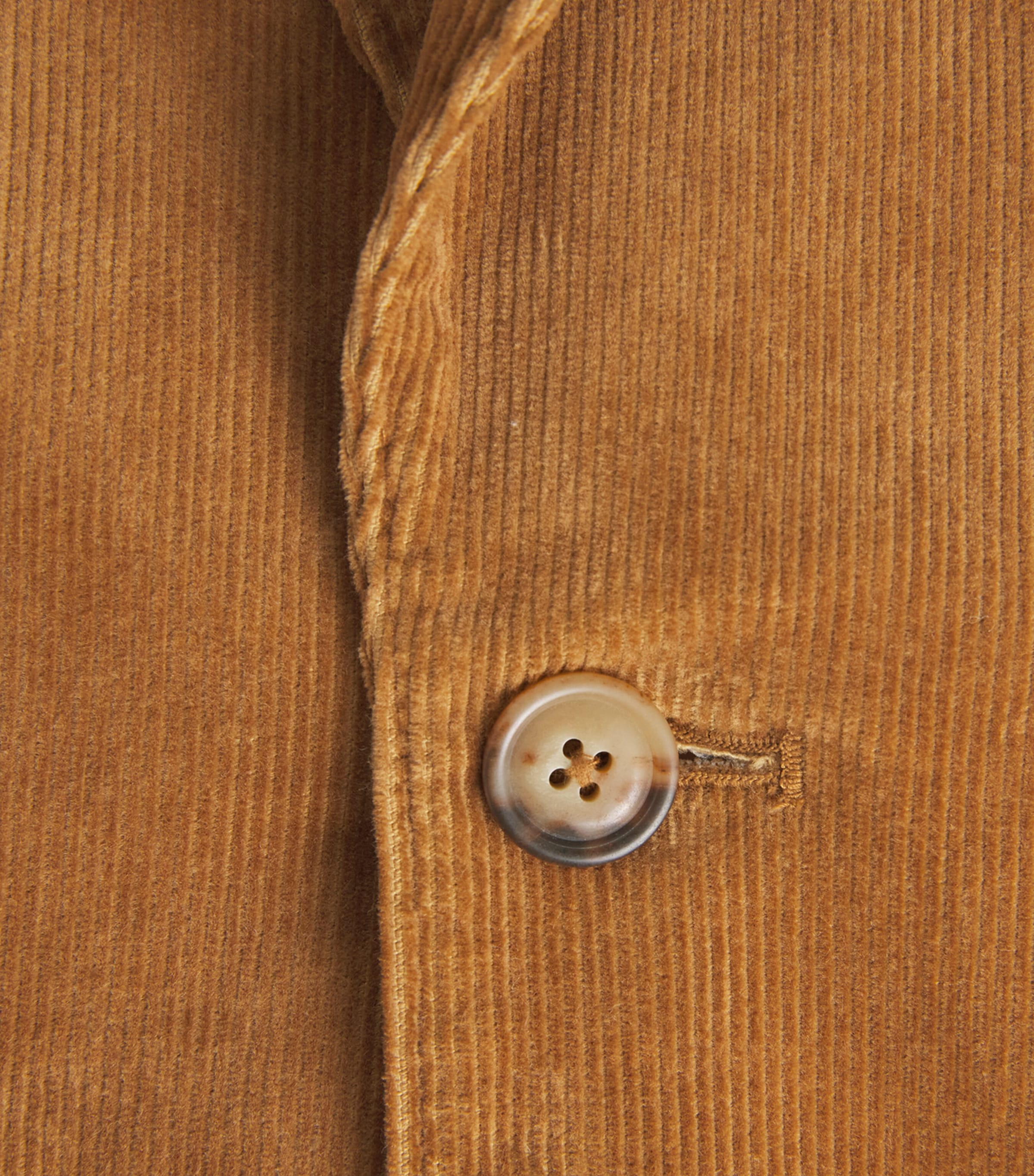 Polo Ralph Lauren Womens Corduroy Single-Breasted Blazer Tan Image 6