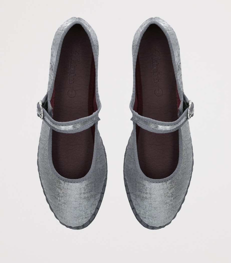 Flabelus Lavinia Mary Jane Flats Silver Image 3