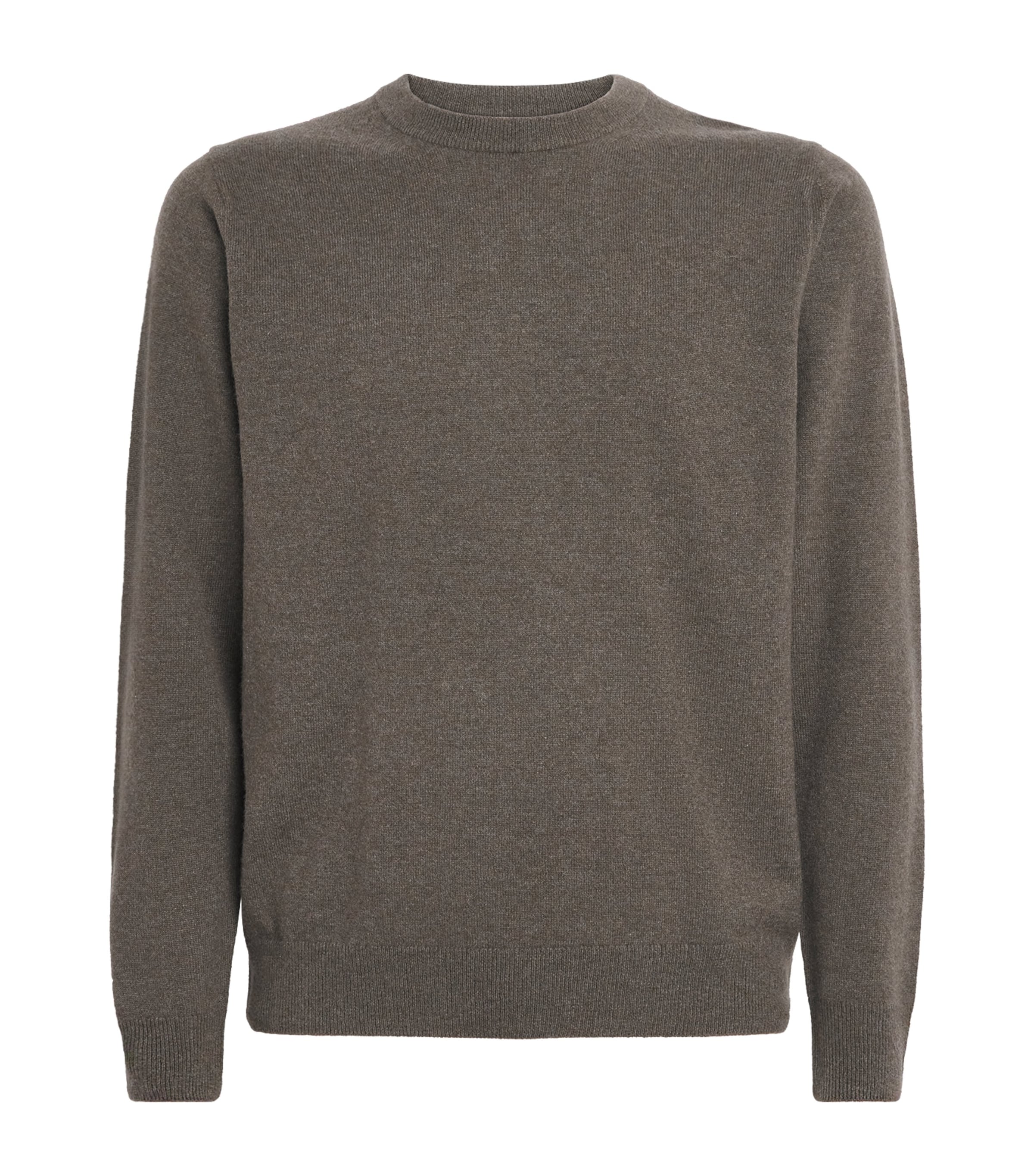 Cashmere Crew-Neck Sweater GNGY KHAKI24 Image 1