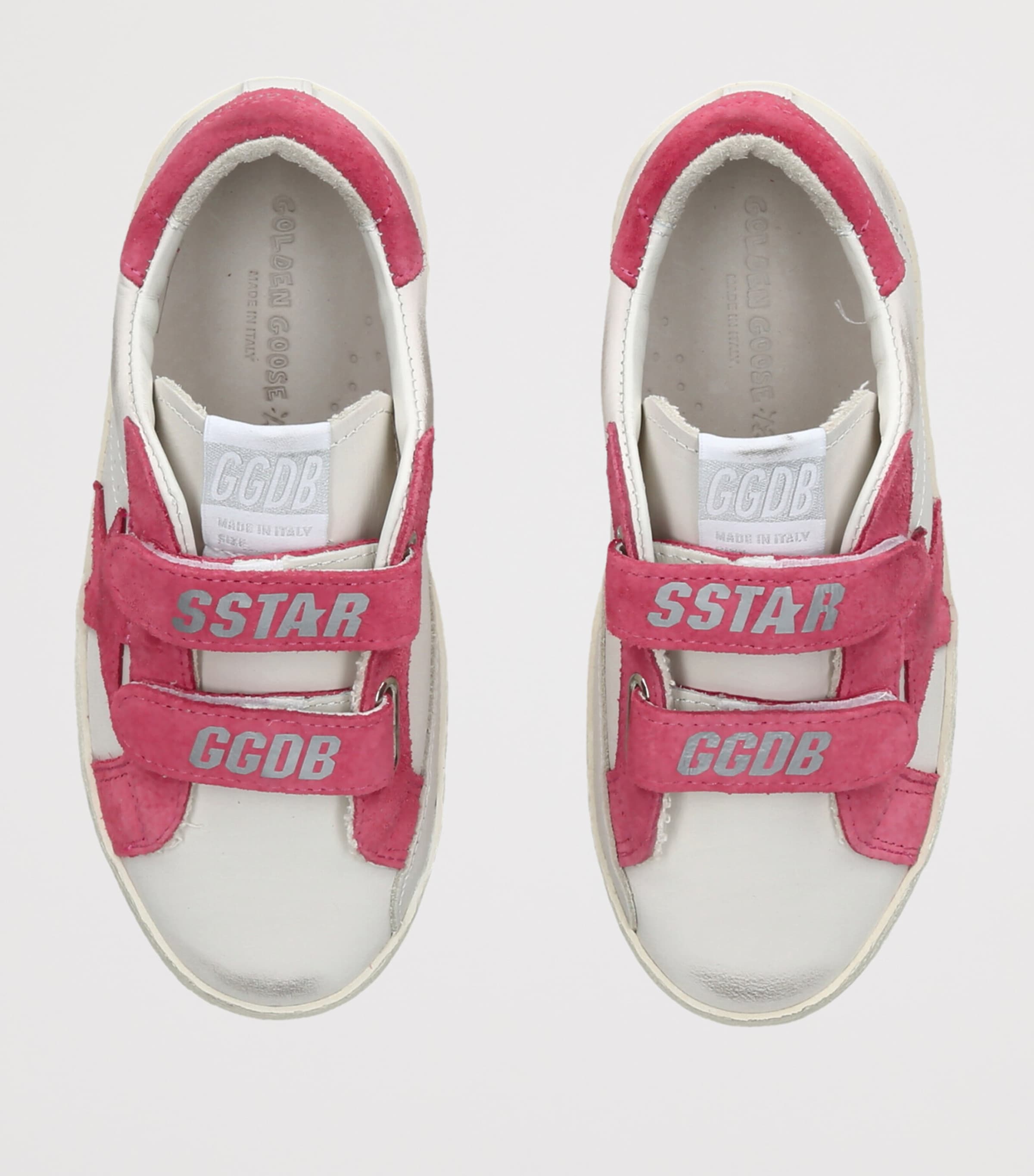 Golden Goose Leather Old School Sneakers Pink Comb Image 3