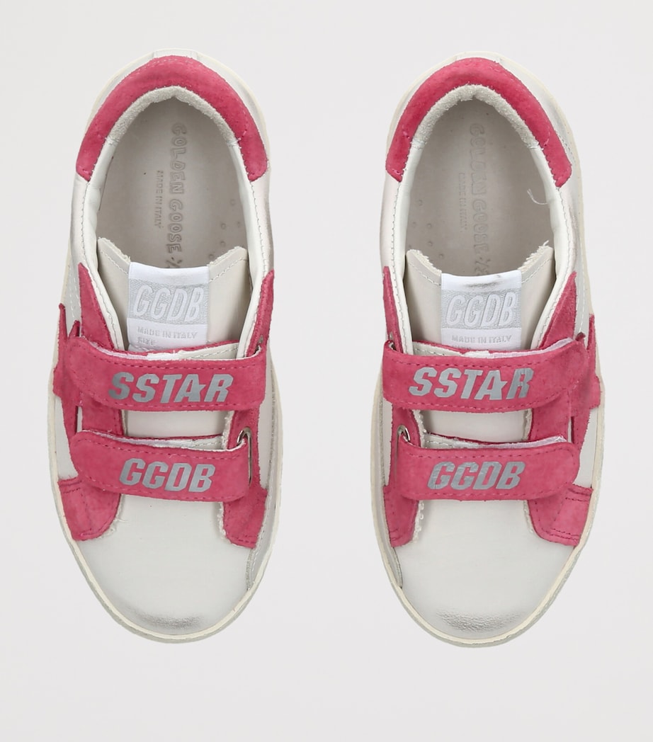 Golden Goose Leather Old School Sneakers Pink Comb Image 3