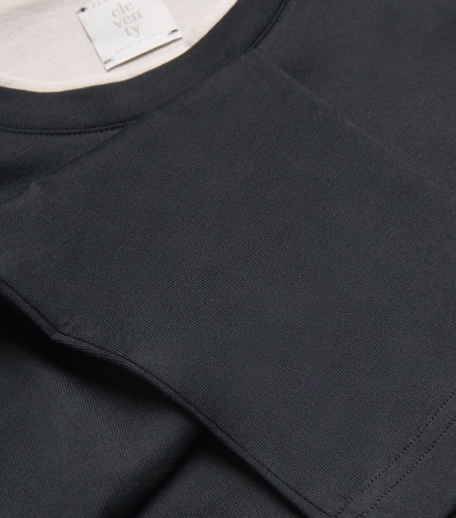 Cotton Long-Sleeve T-Shirt NERO E SABBIA Image 5