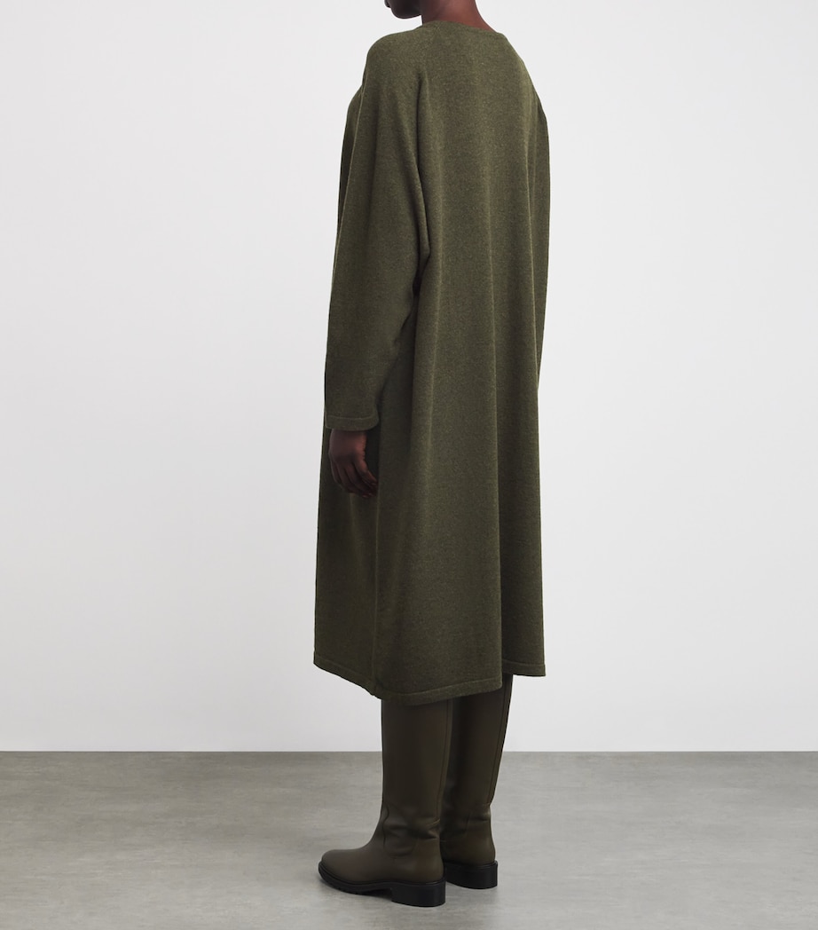 Cashmere A-Line Midi Dress MOSBRNZ Image 3