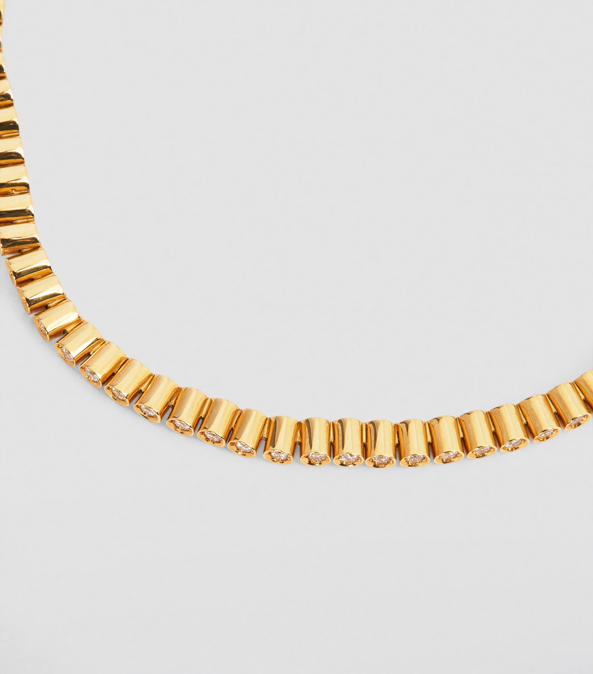 Yellow Gold and Diamond Tennis Bracelet YELLOW GOLD Image 3