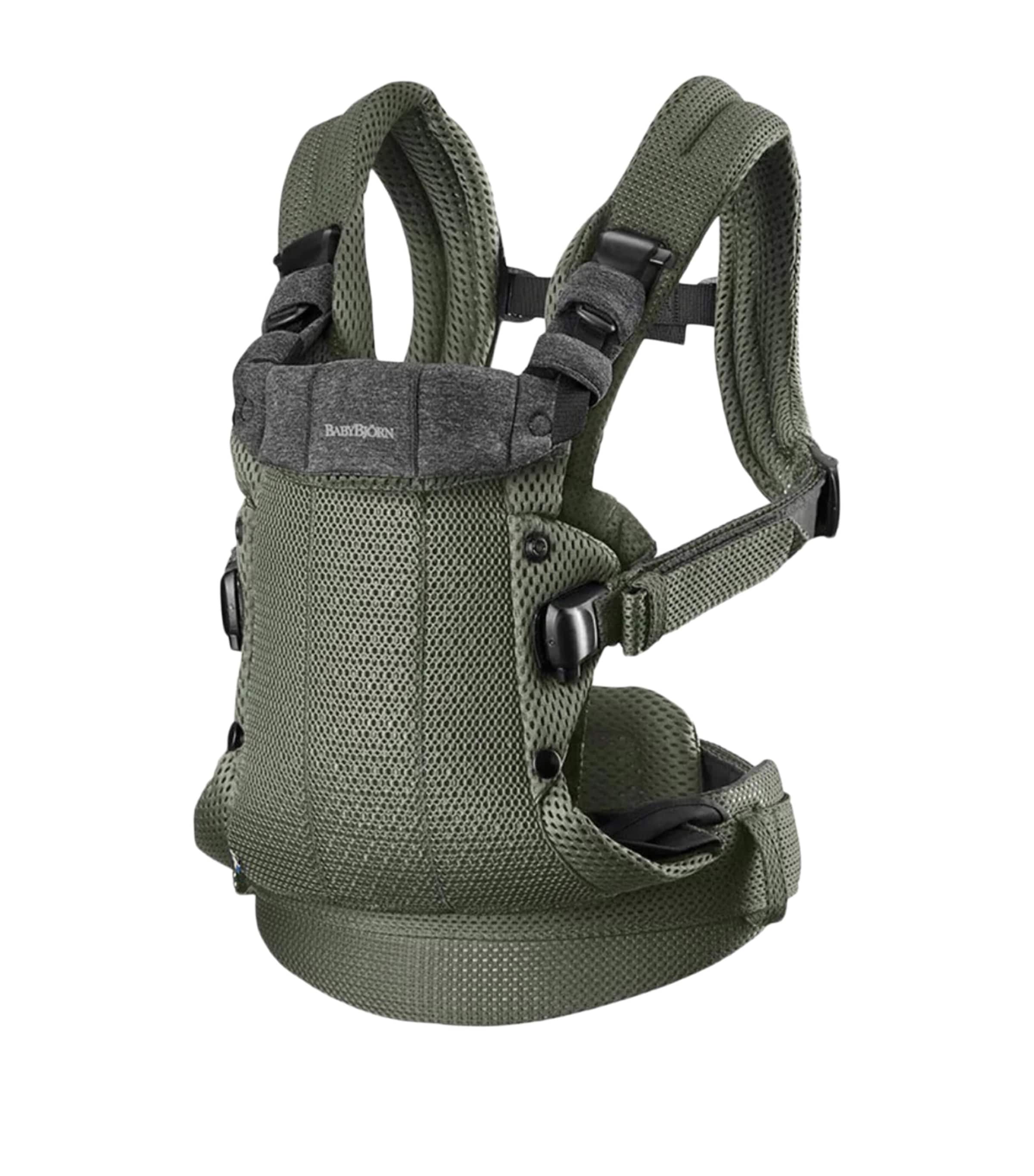 BabyBjörn 3D Mesh Harmony Baby Carrier Dark Green Image 1