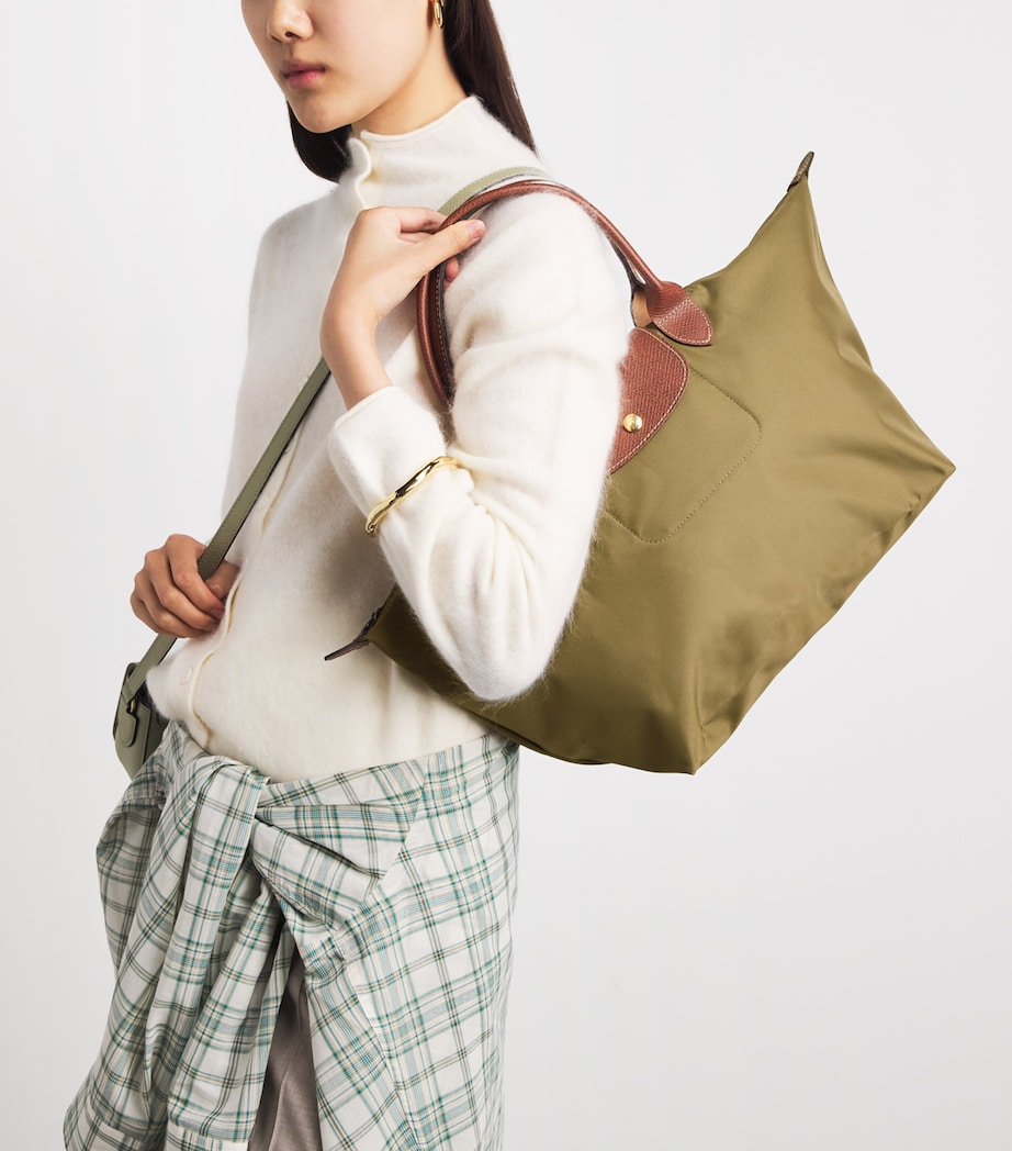 Longchamp Medium Le Pliage Original Handbag Olive Image 4