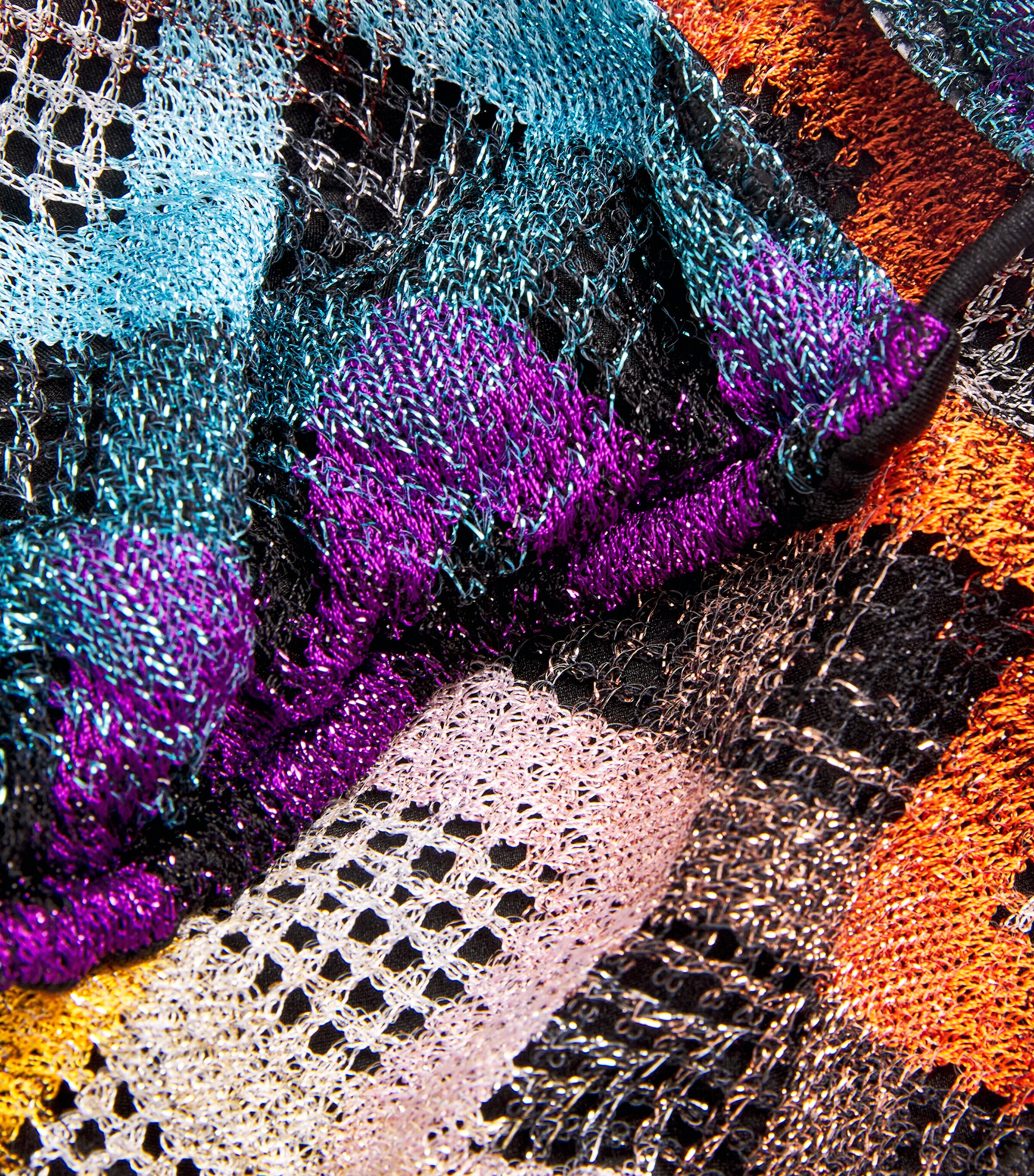 Zigzag Triangle Bikini SM9QM MULTI DARK Image 4