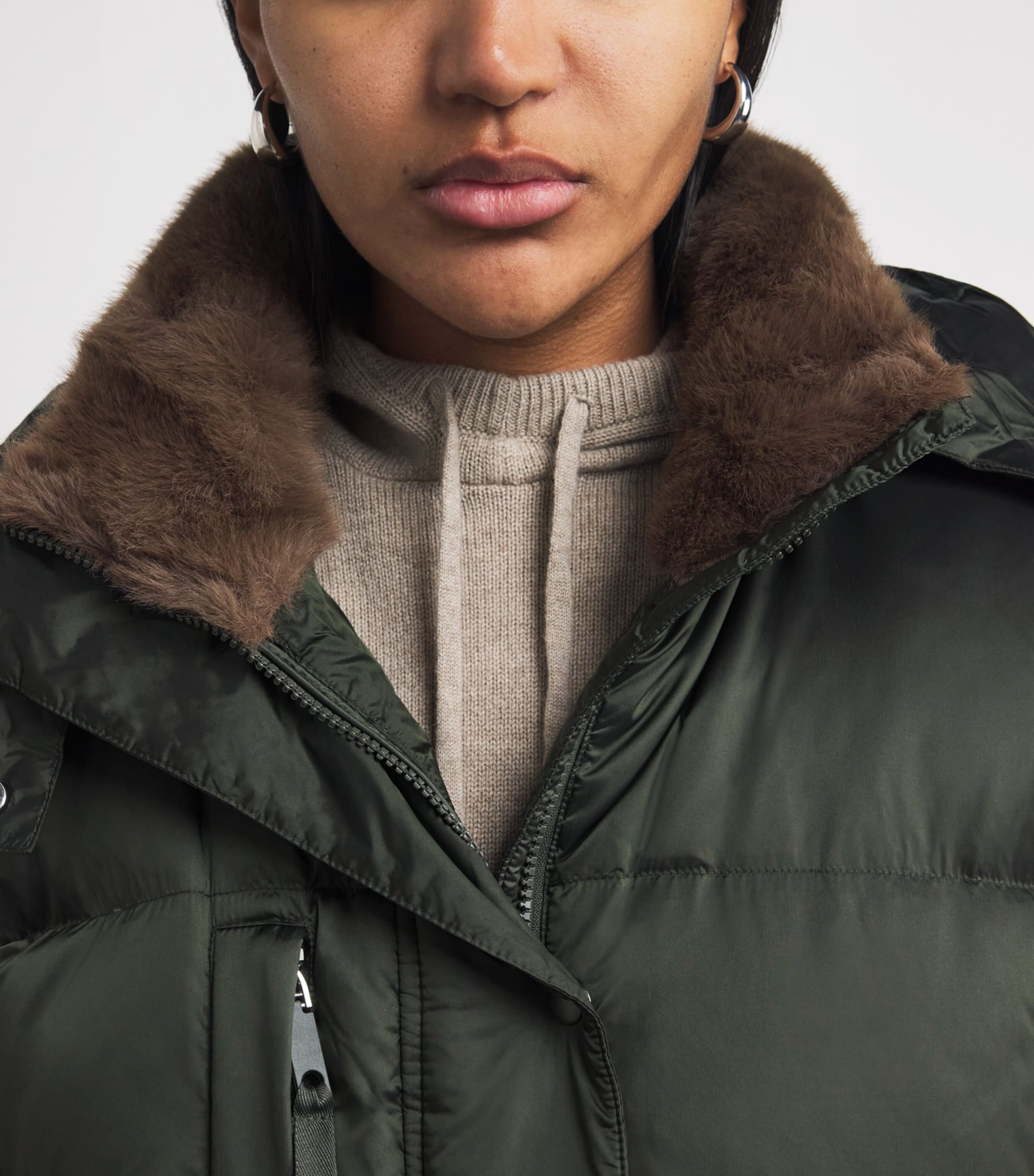 MAX&Co. Green Hooded Puffer Jacket | Harrods US
