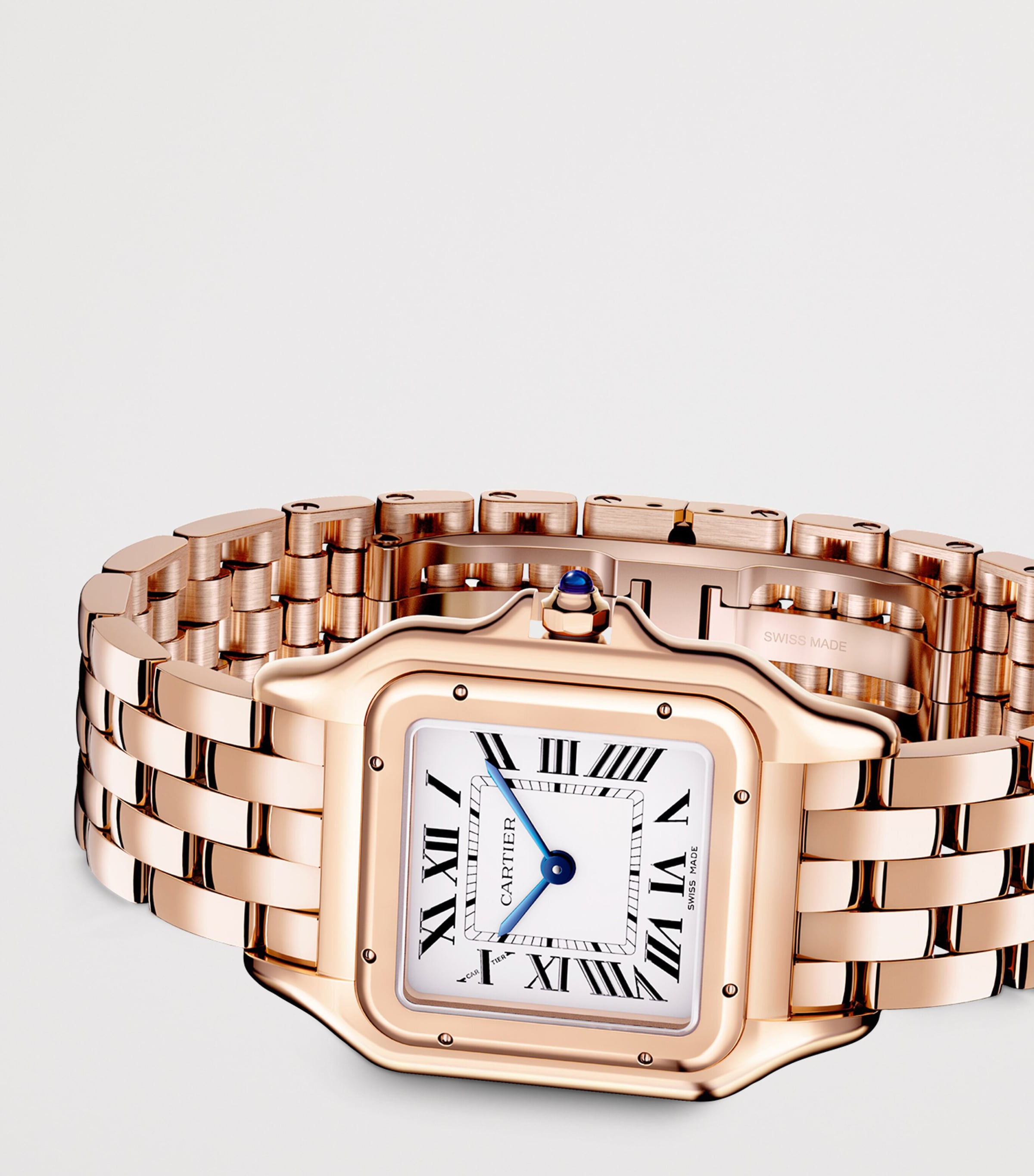 Cartier Medium Rose Gold Panthère de Cartier Watch 27mm Silvered Image 4