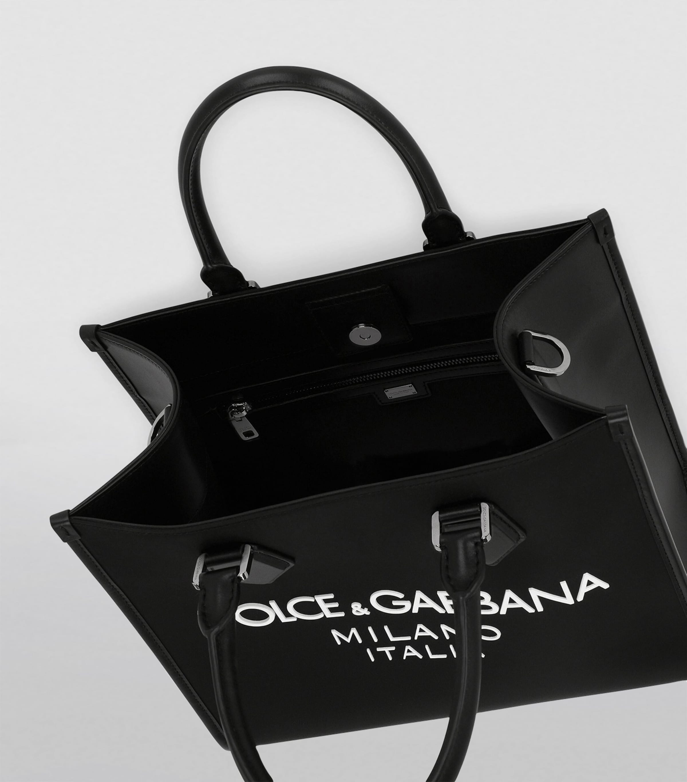 Logo Tote Bag 8B956-BLACK/BLACK Image 5