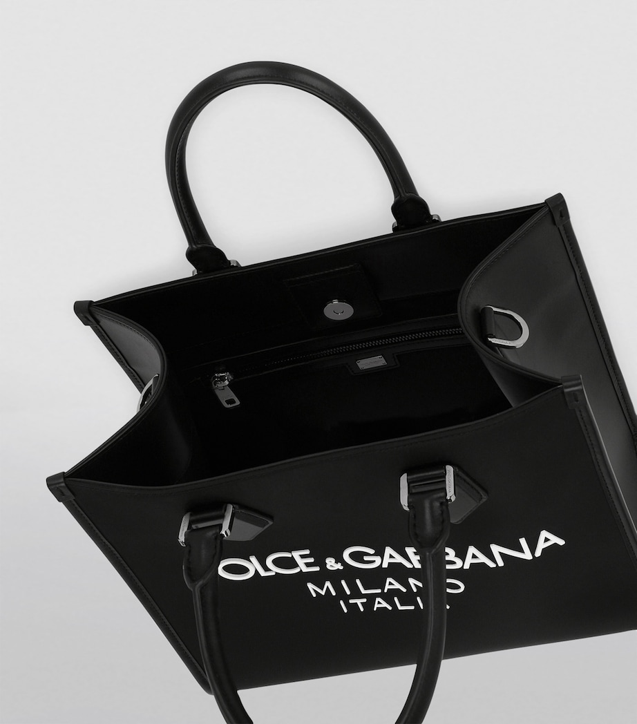 Logo Tote Bag 8B956-BLACK/BLACK Image 5