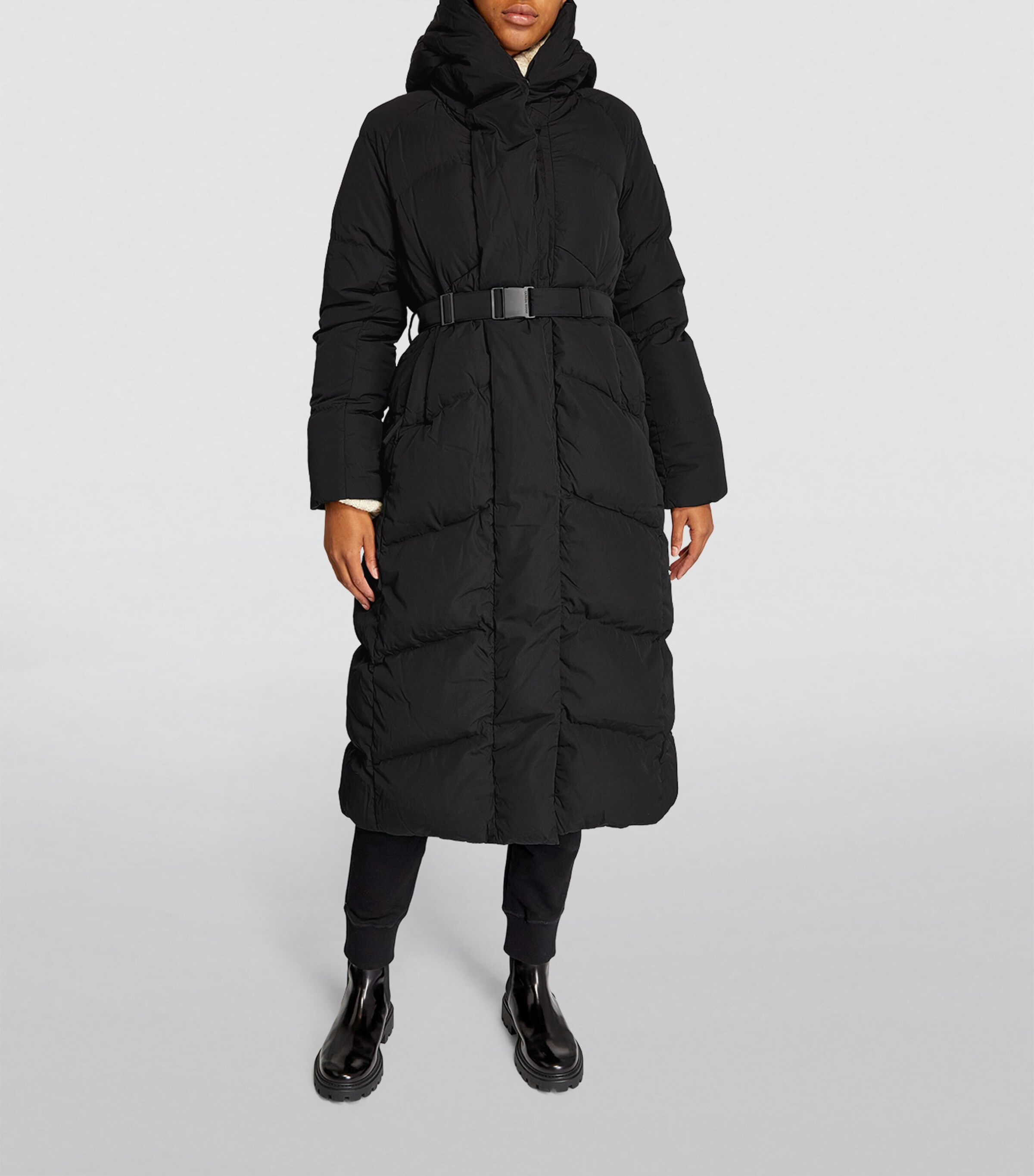Canada Goose Womens Down Marlow Parka Black Noir Image 3