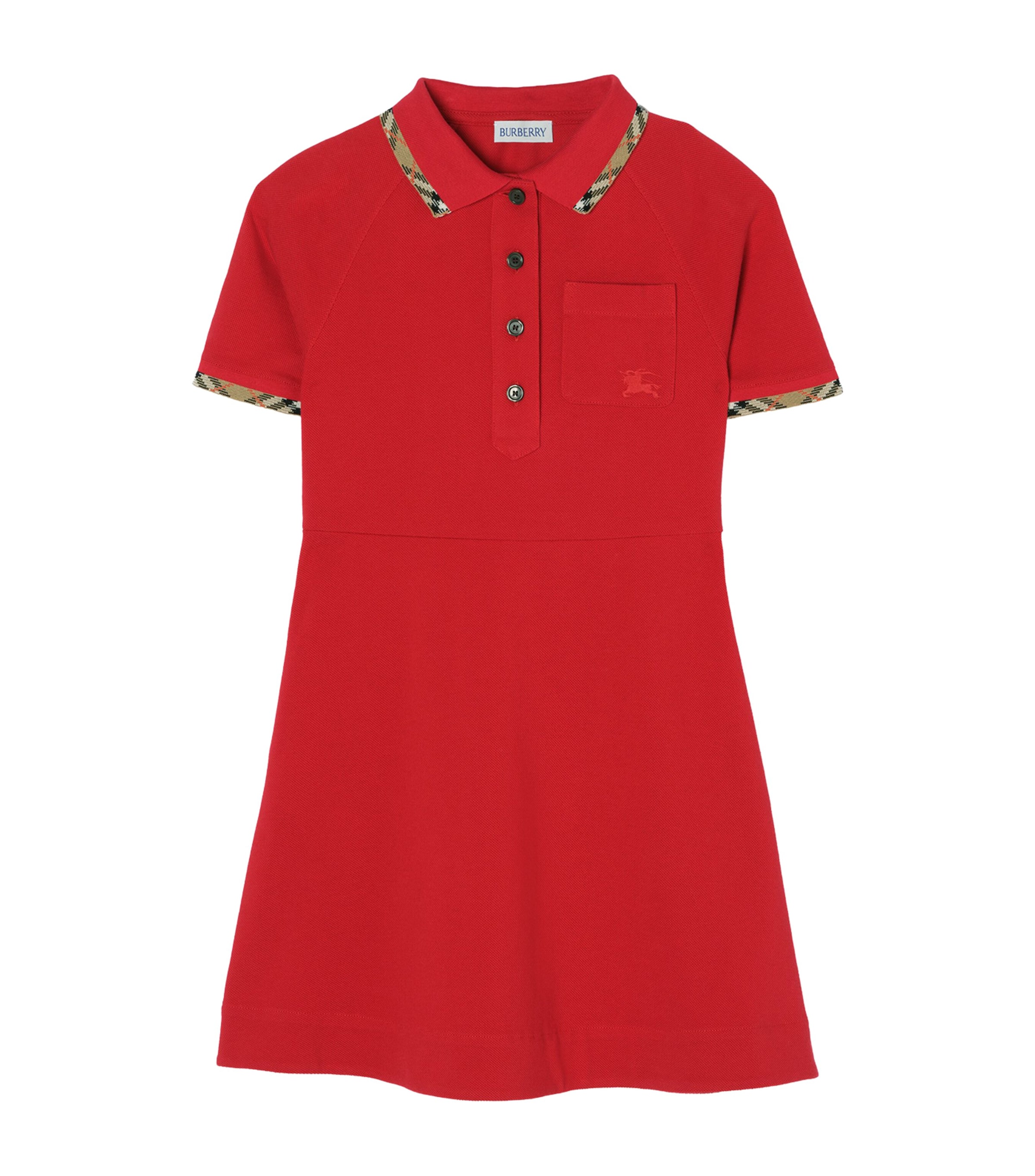 Burberry Kids Cotton Polo Shirt Dress (4-12 Years)