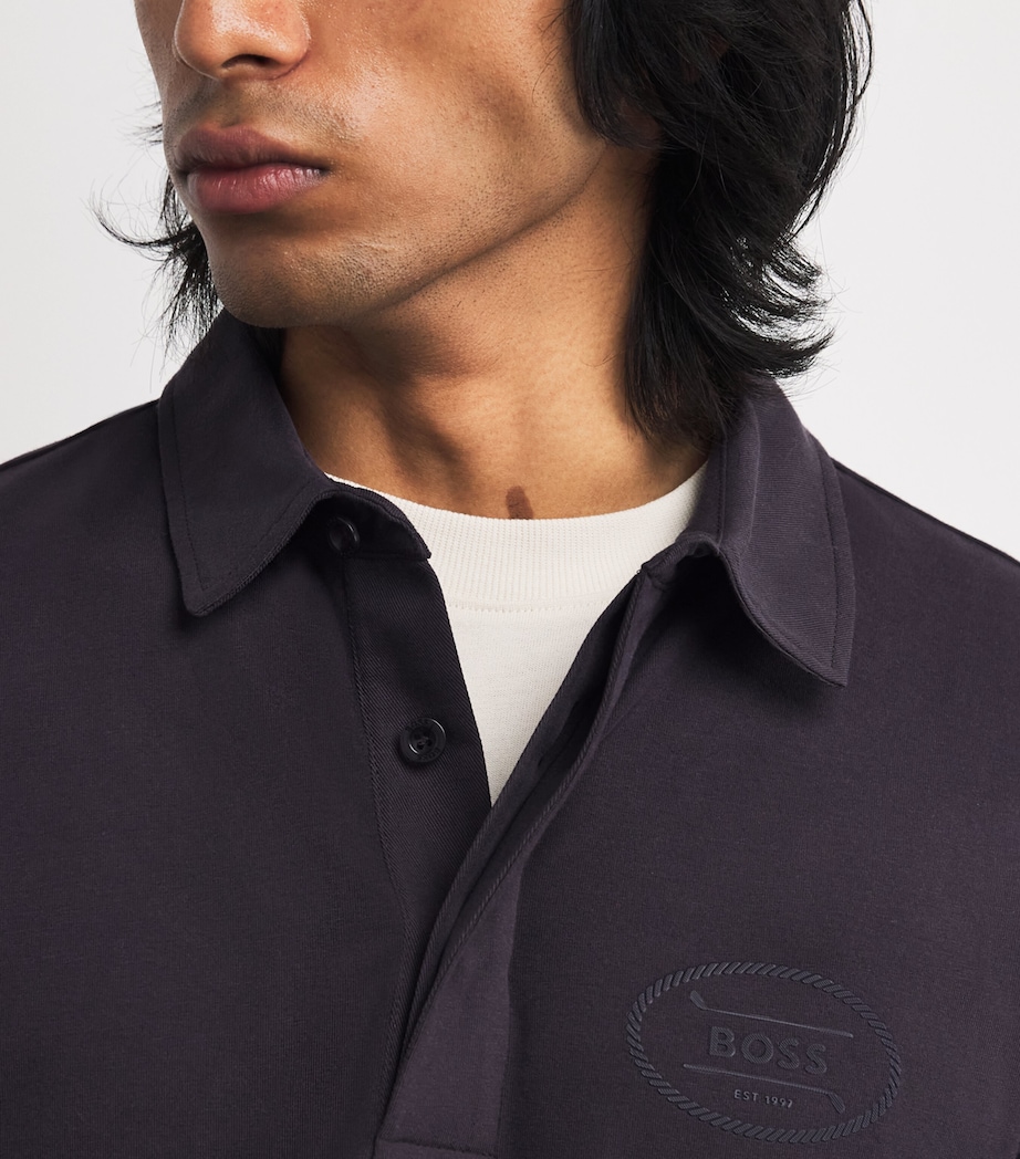 Stretch-Cotton Hole 19 Polo Shirt 517MEDIUM PURPLE Image 6