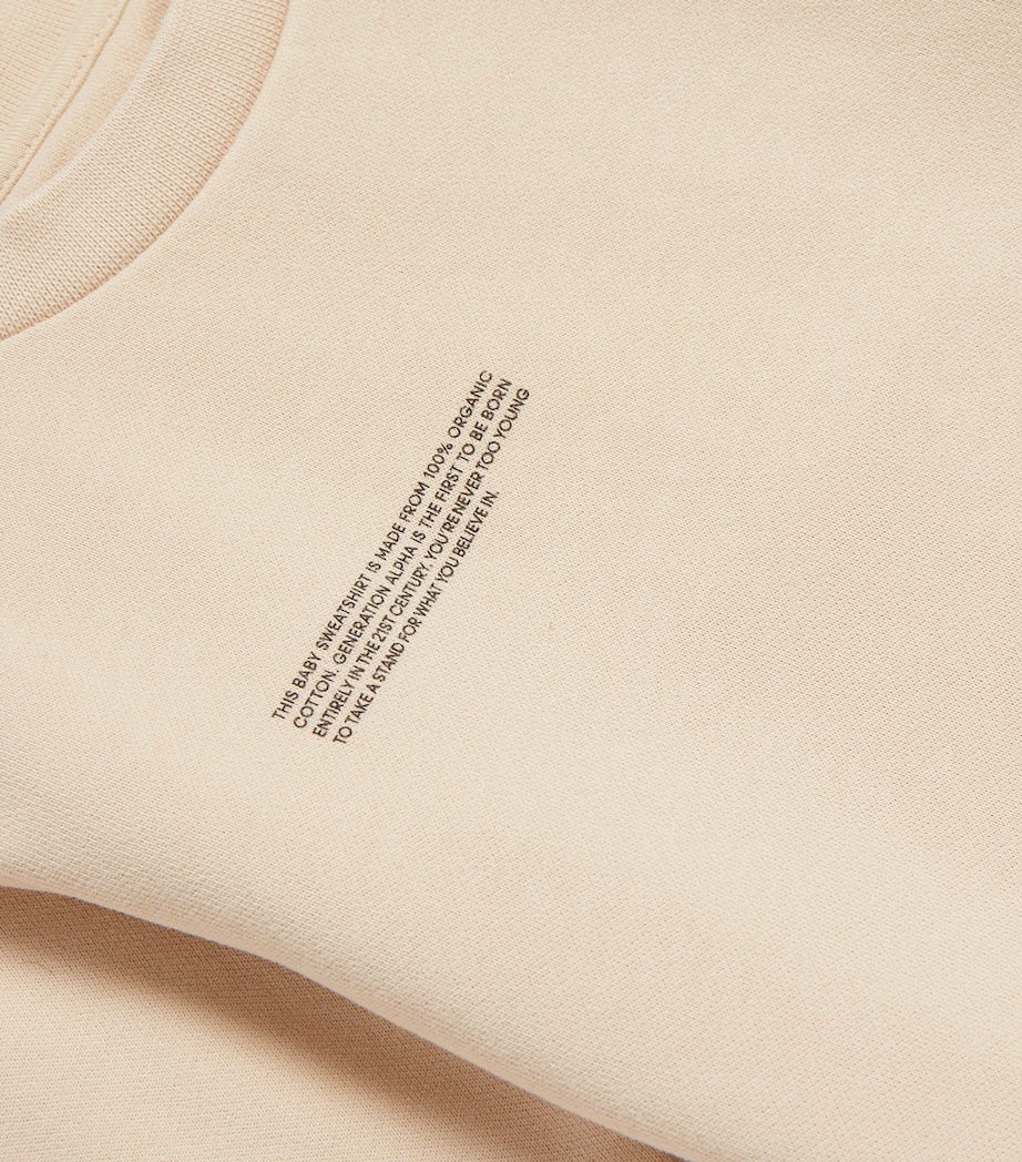 Organic Cotton Sweatshirt (3-24 Months) SAND Image 4