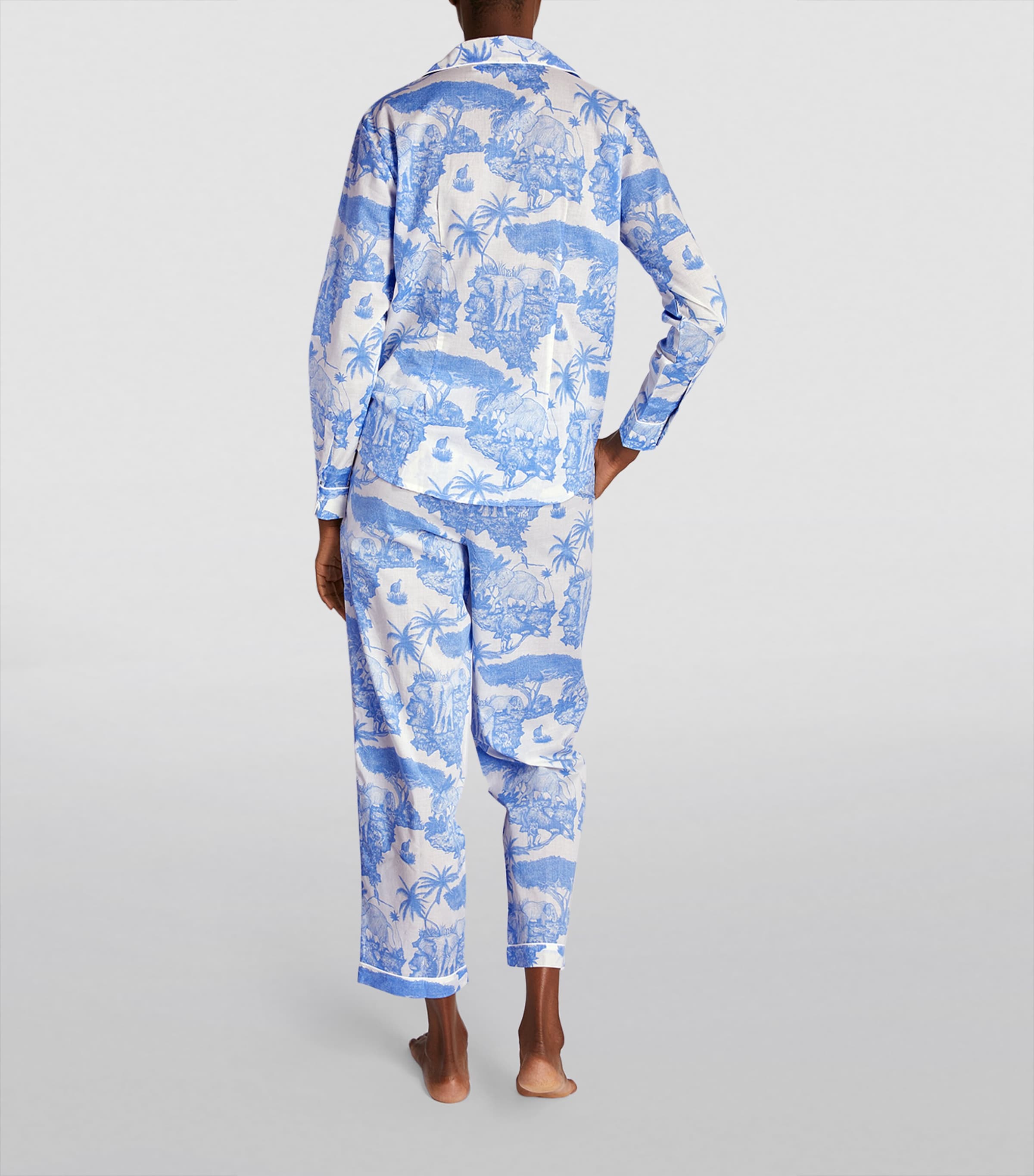 Long Pyjama Set BLUE Image 3