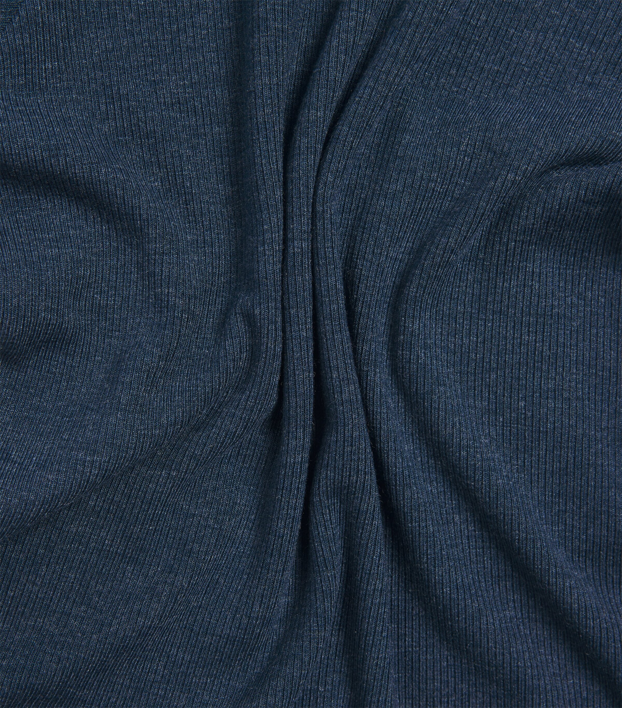 Monnalisa Ribbed Rollneck Top (2-12 Years) Blue Melange Image 3