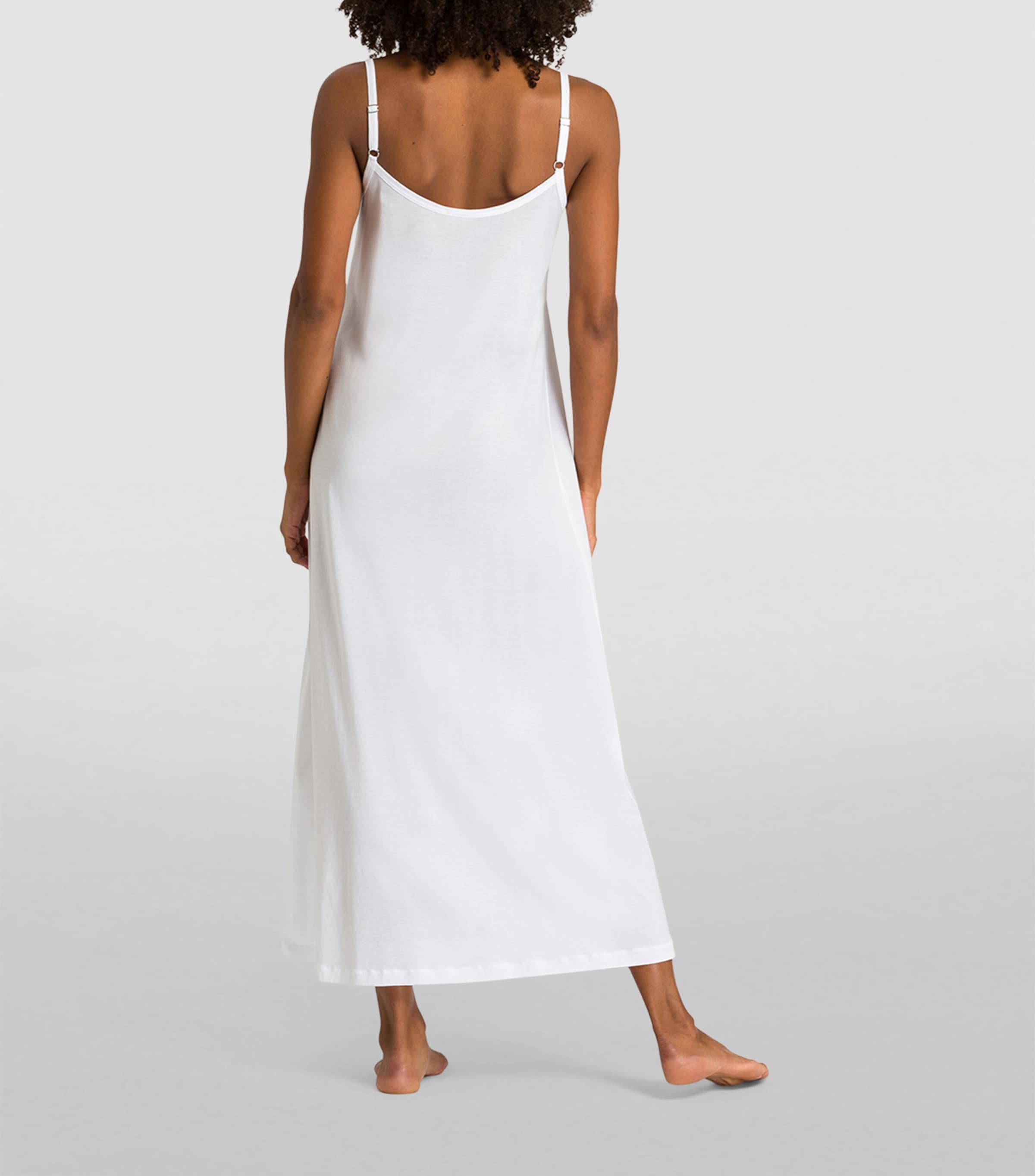 Cotton Juliet Long Chemise WHITE Image 4