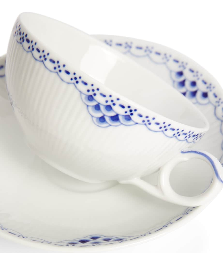 Princess Teacup and Saucer BLUE Image 4