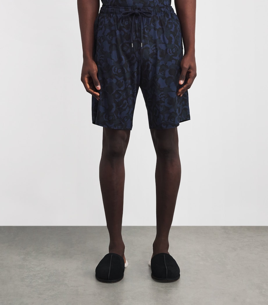 Micro Modal London Sweat Shorts 014NAV Image 3