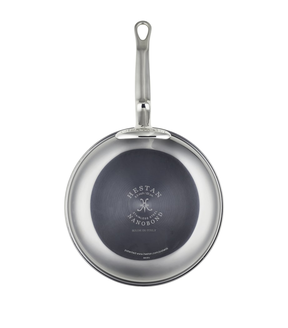 Hestan Set of 2 Nanobond Skillets Stainless Steel Image 5