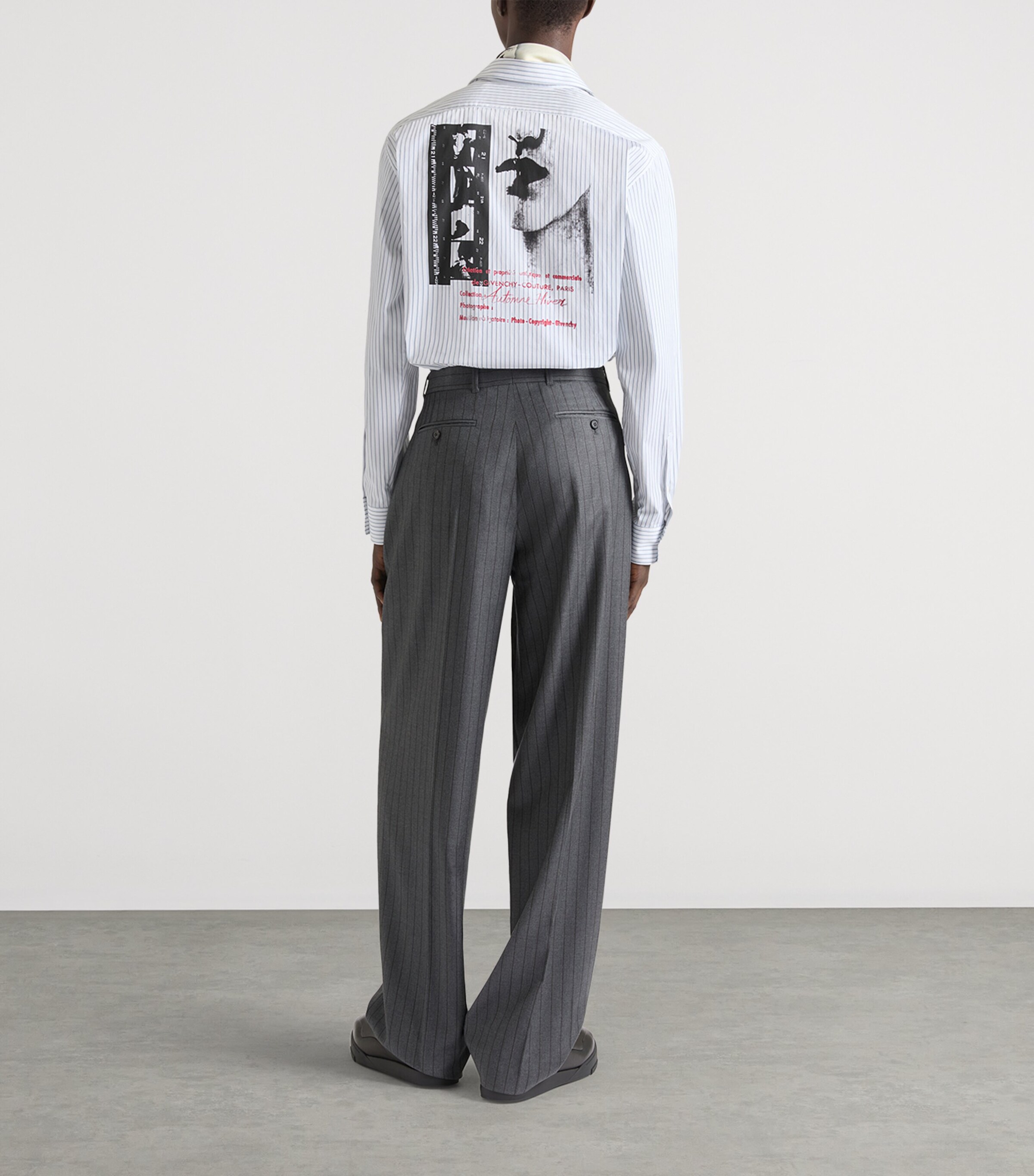 Givenchy Mens Cotton Stripe Shirt Image 3