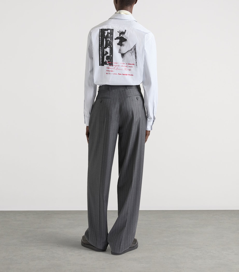 Givenchy Mens Cotton Stripe Shirt Image 3
