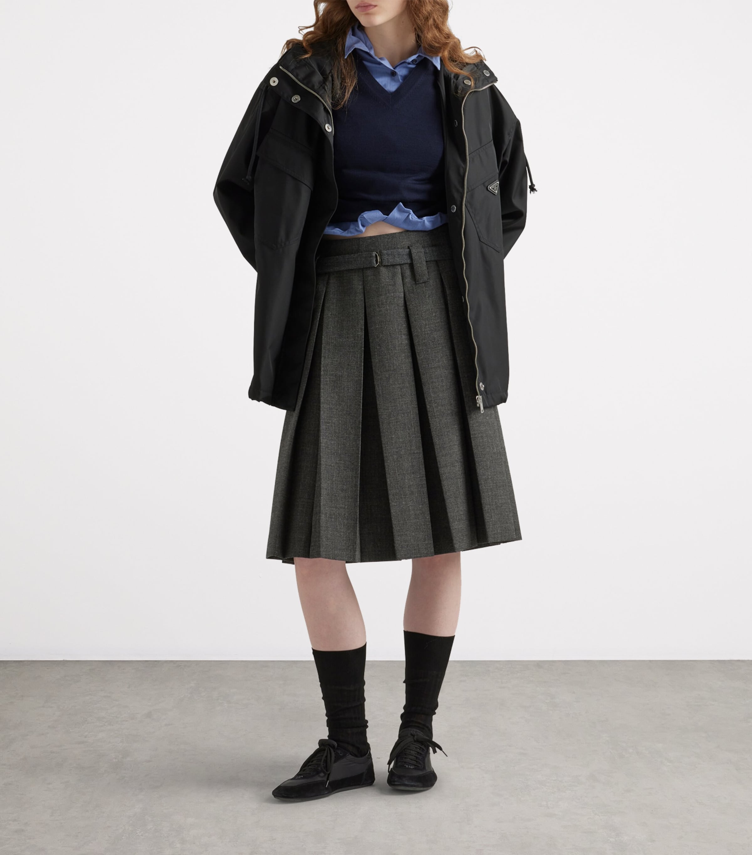 Re-Nylon Oversized Jacket F0002 Image 2