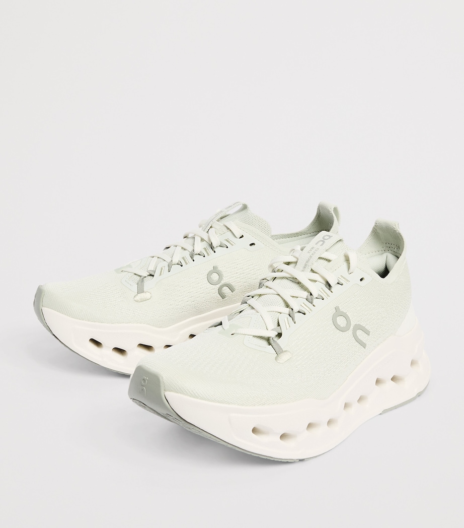 On Womens Cloudsurfer Max Trainers Iceberg | Ivory Image 3