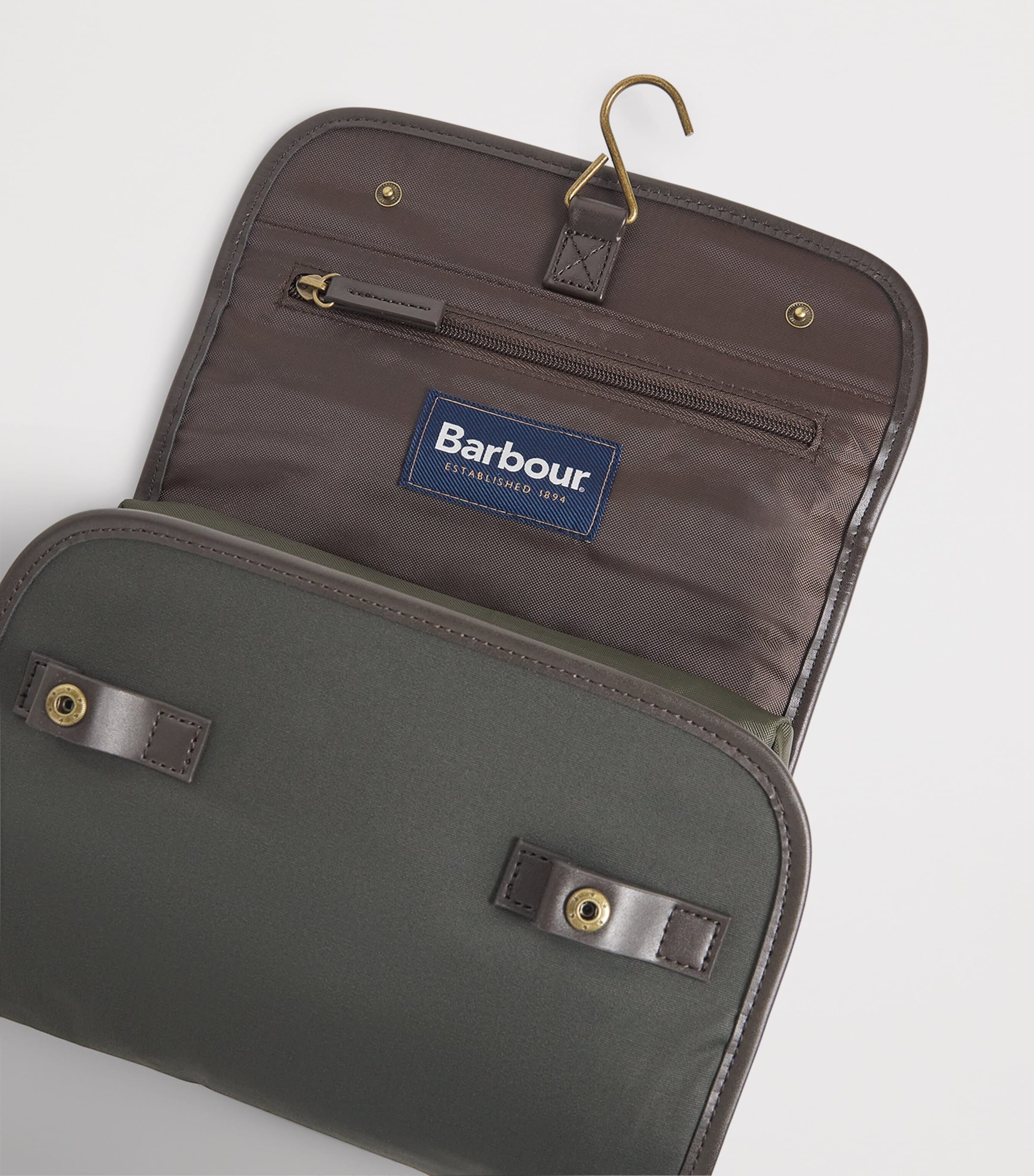 Wax Hanging Wash Bag OLIVE/BEACONOL51 Image 3